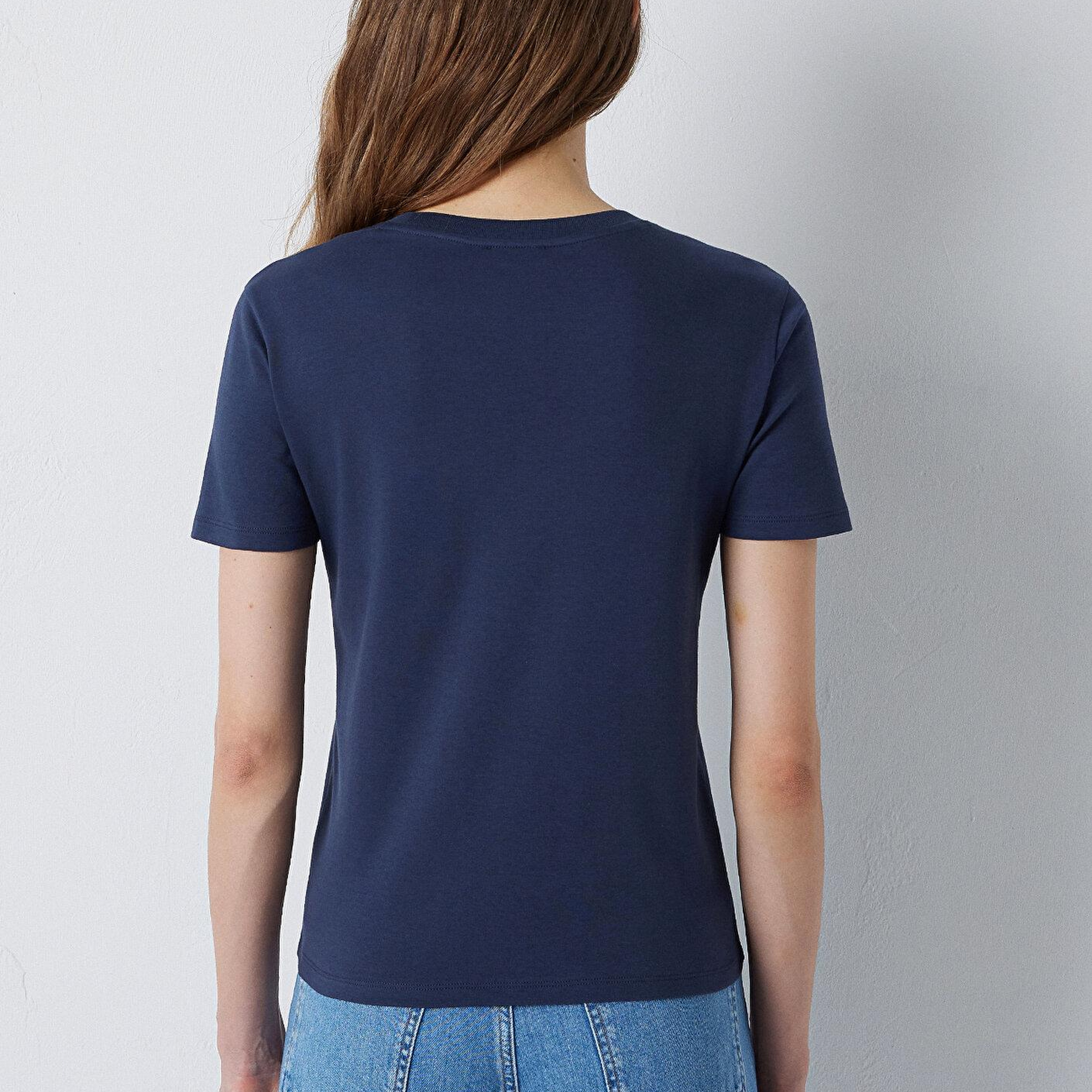 Mavi Siyah Basic Tişört Slim Fit / Dar Kesim 1614181-87524