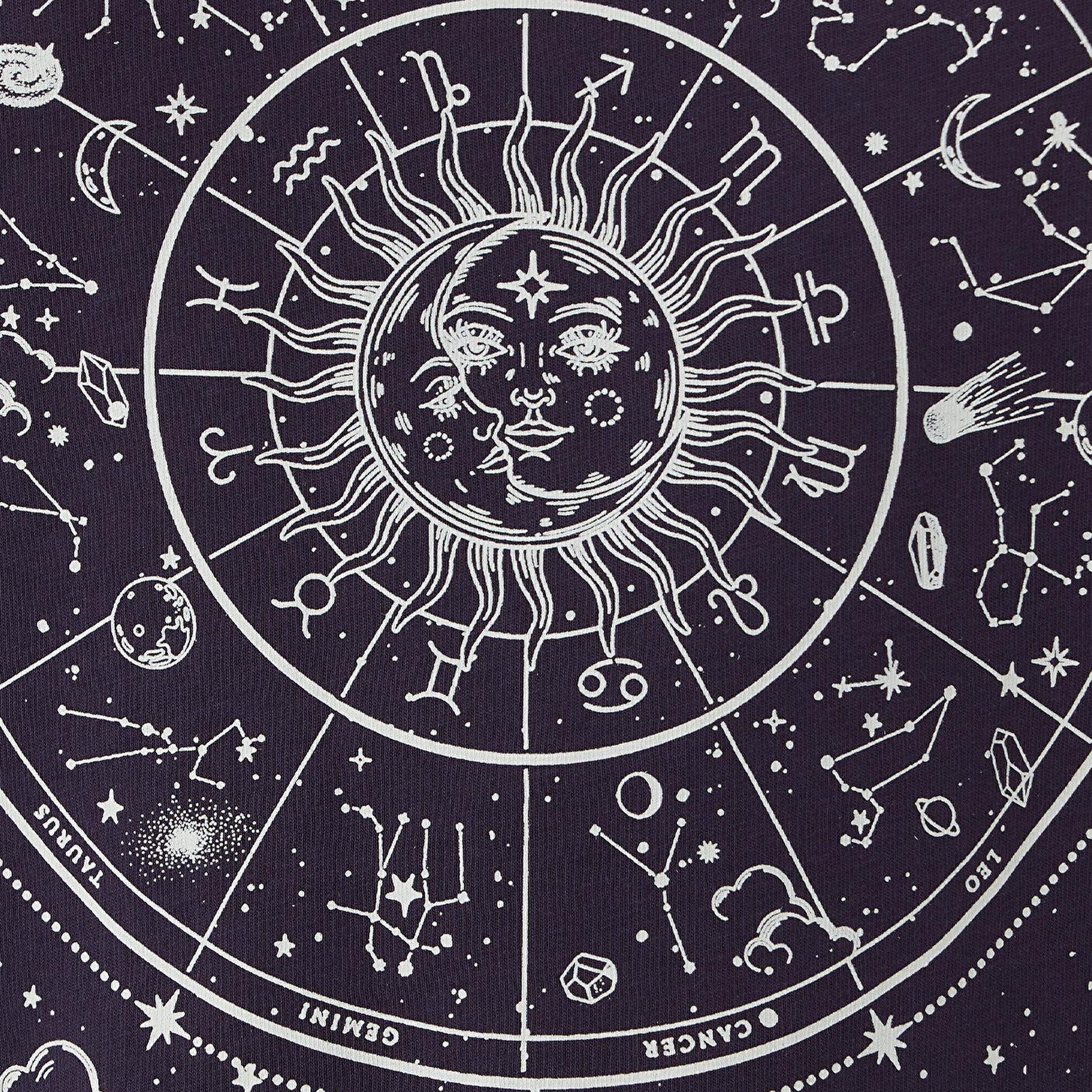 Mavi Astroloji Baskılı Mor Tişört Regular Fit / Normal Kesim 1614167-70688