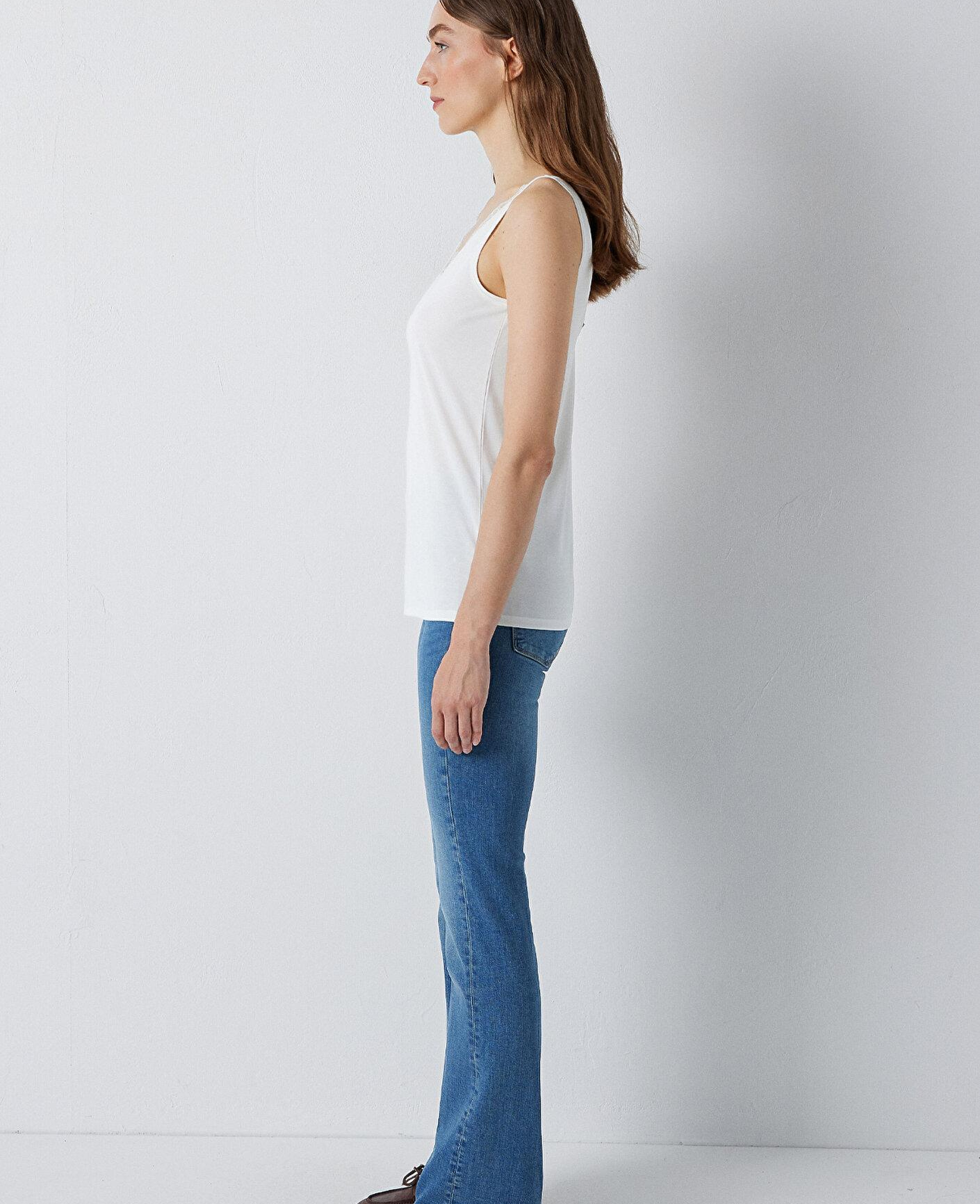 Mavi Ekru Atlet Slim Fit / Dar Kesim 1614158-70057