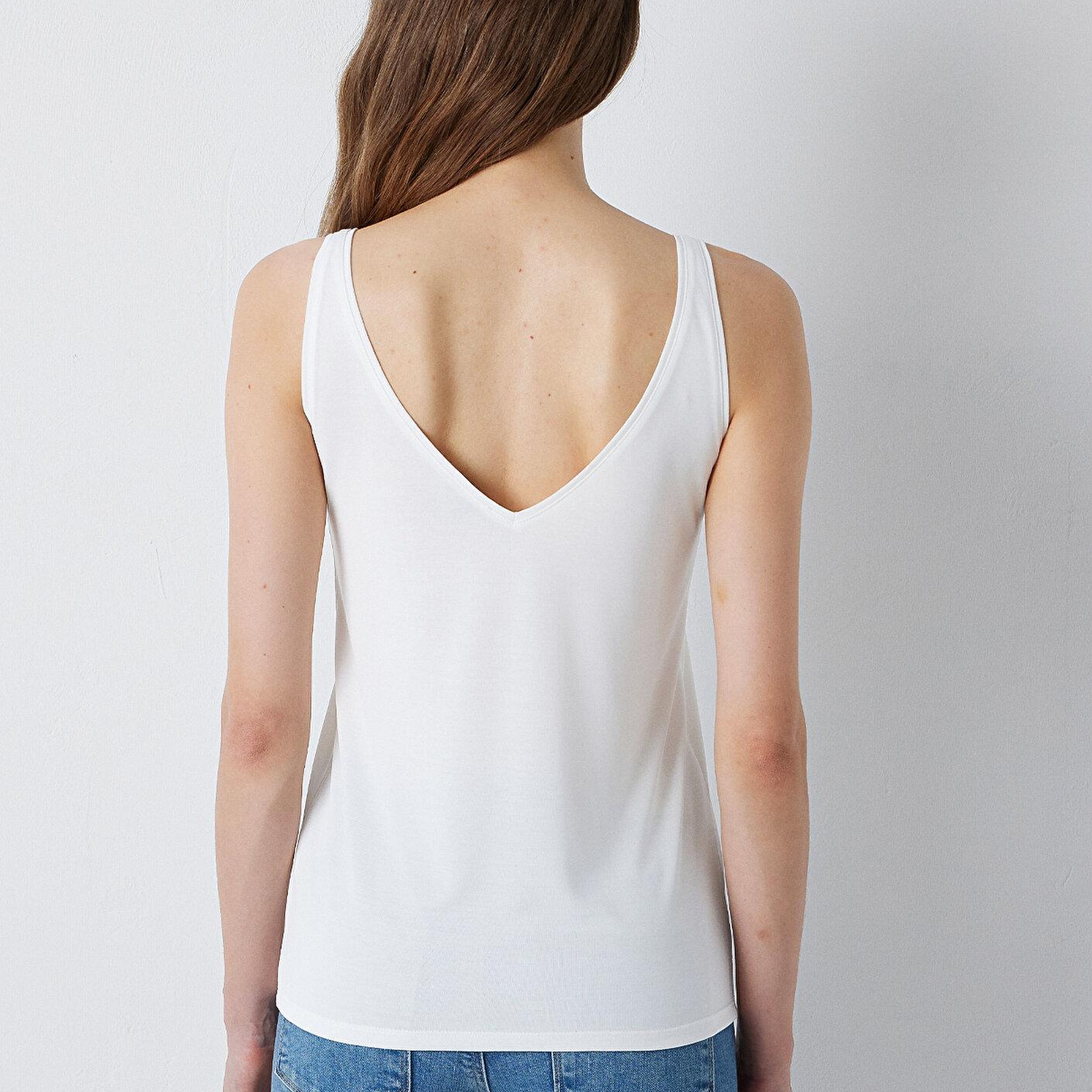 Mavi Ekru Atlet Slim Fit / Dar Kesim 1614158-70057