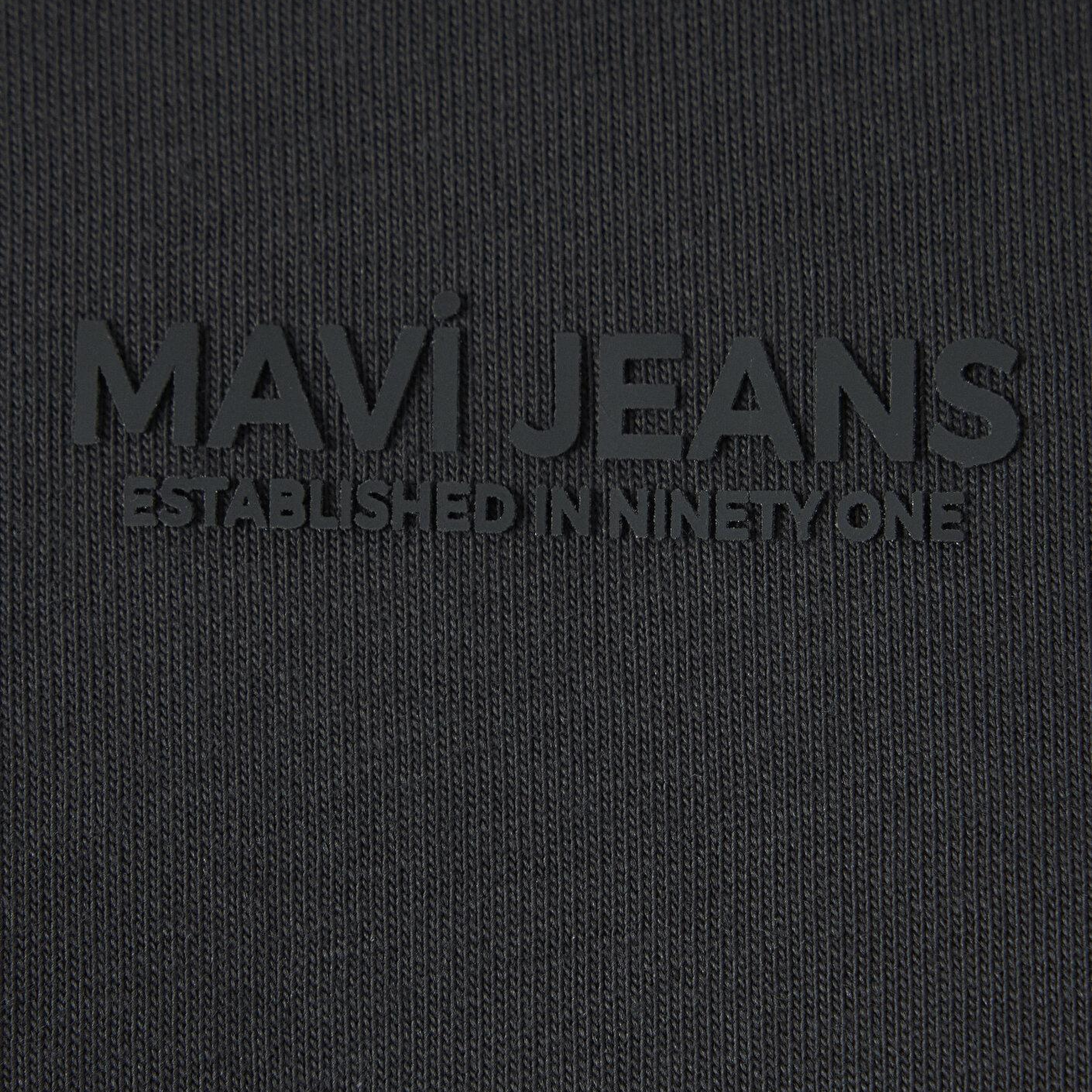 Mavi Mavi Jeans Baskılı Antrasit Tişört Loose Fit / Bol Rahat Kesim 0613348-91268