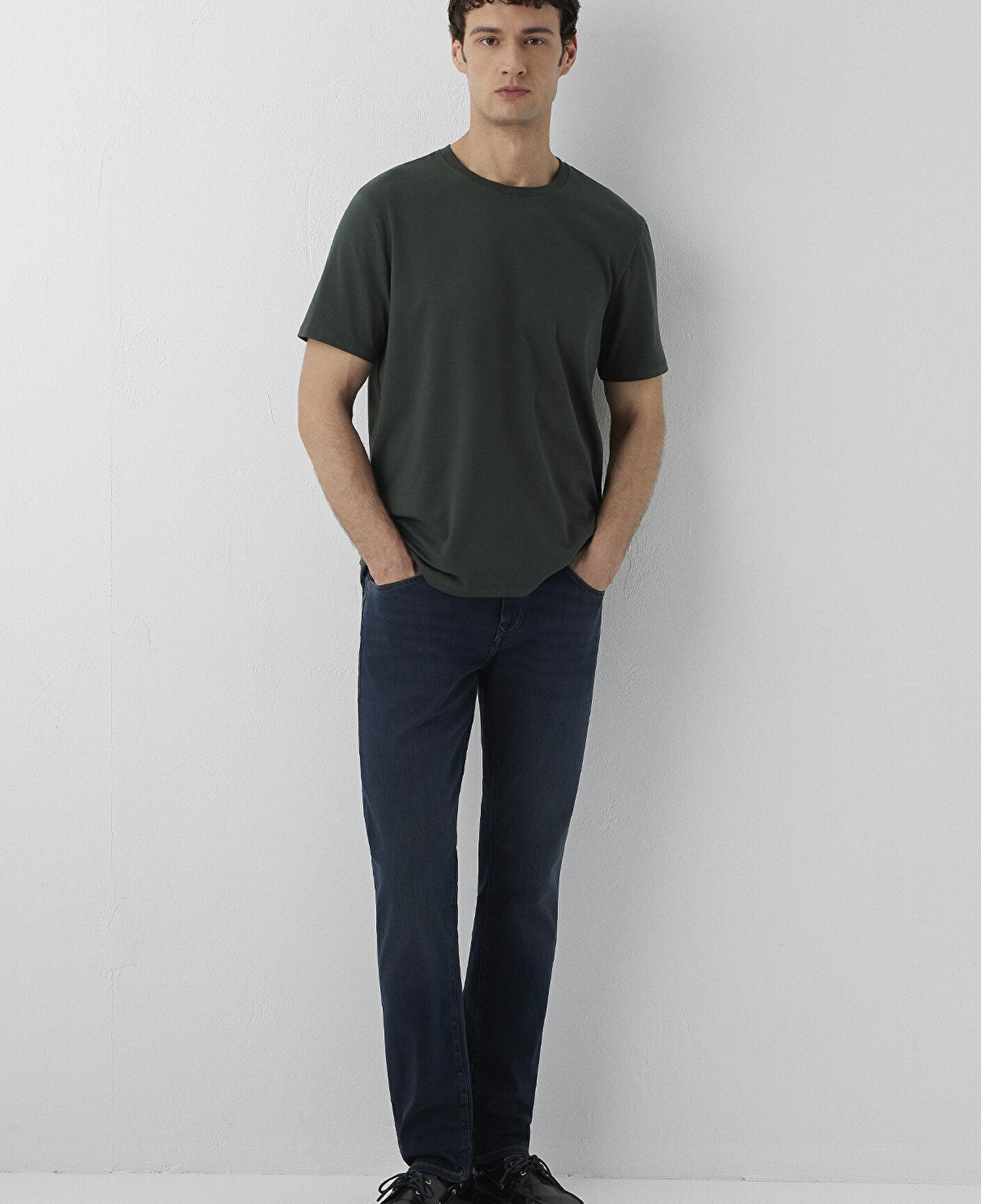 Mavi Yeşil Basic Tişört Regular Fit / Normal Kesim 0610252-71602