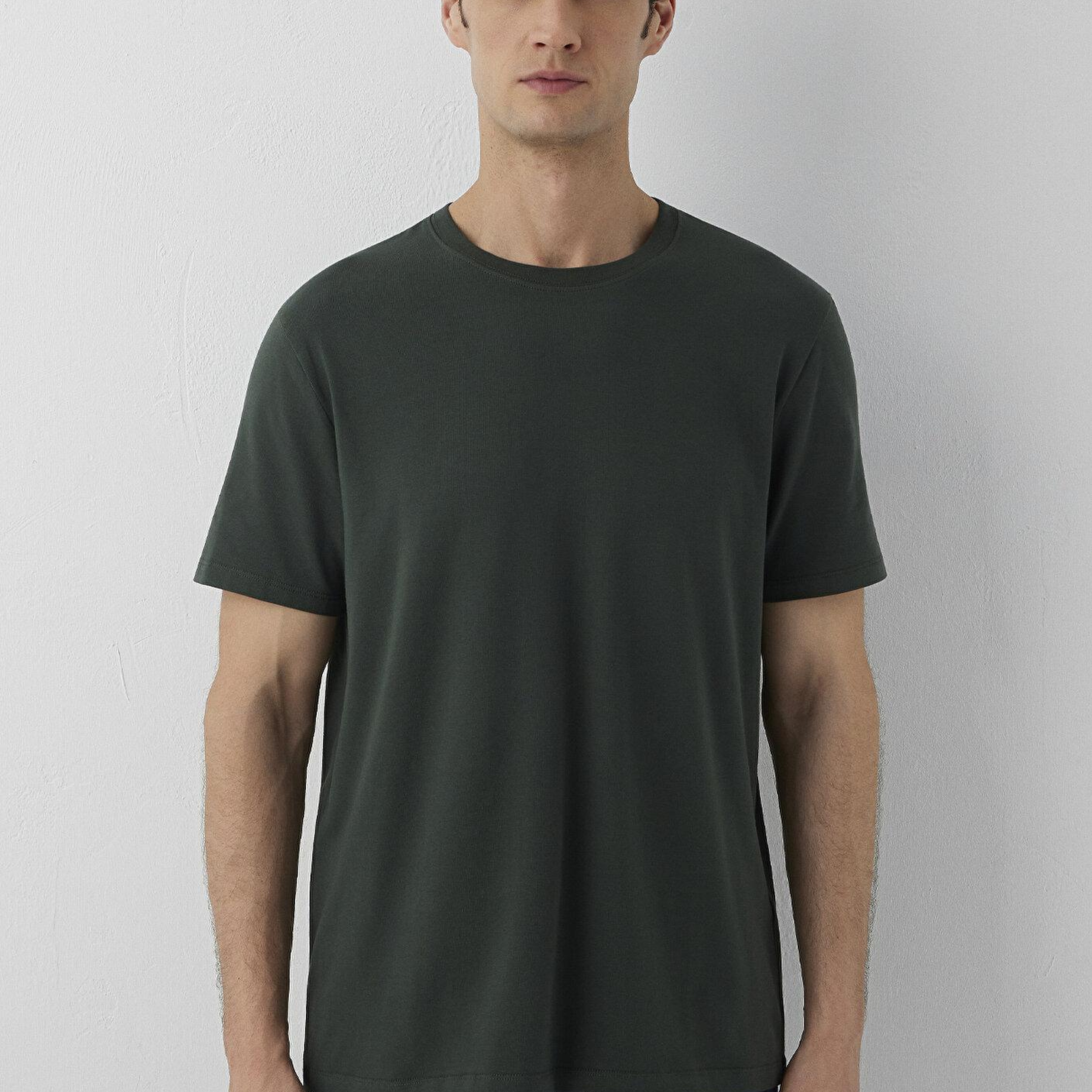 Mavi Yeşil Basic Tişört Regular Fit / Normal Kesim 0610252-71602