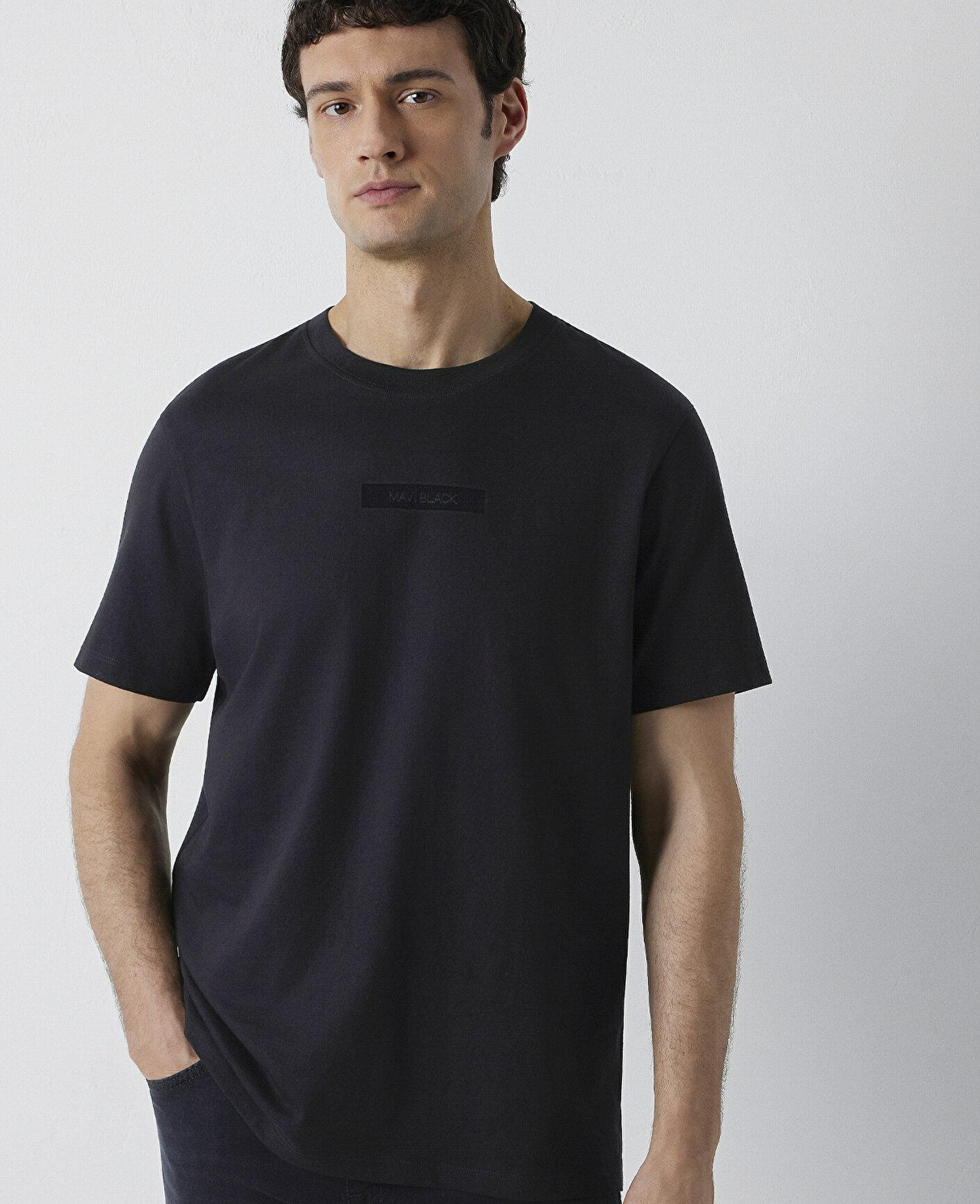 Mavi Mavi Black Siyah Tişört Regular Fit / Normal Kesim 0613528-900