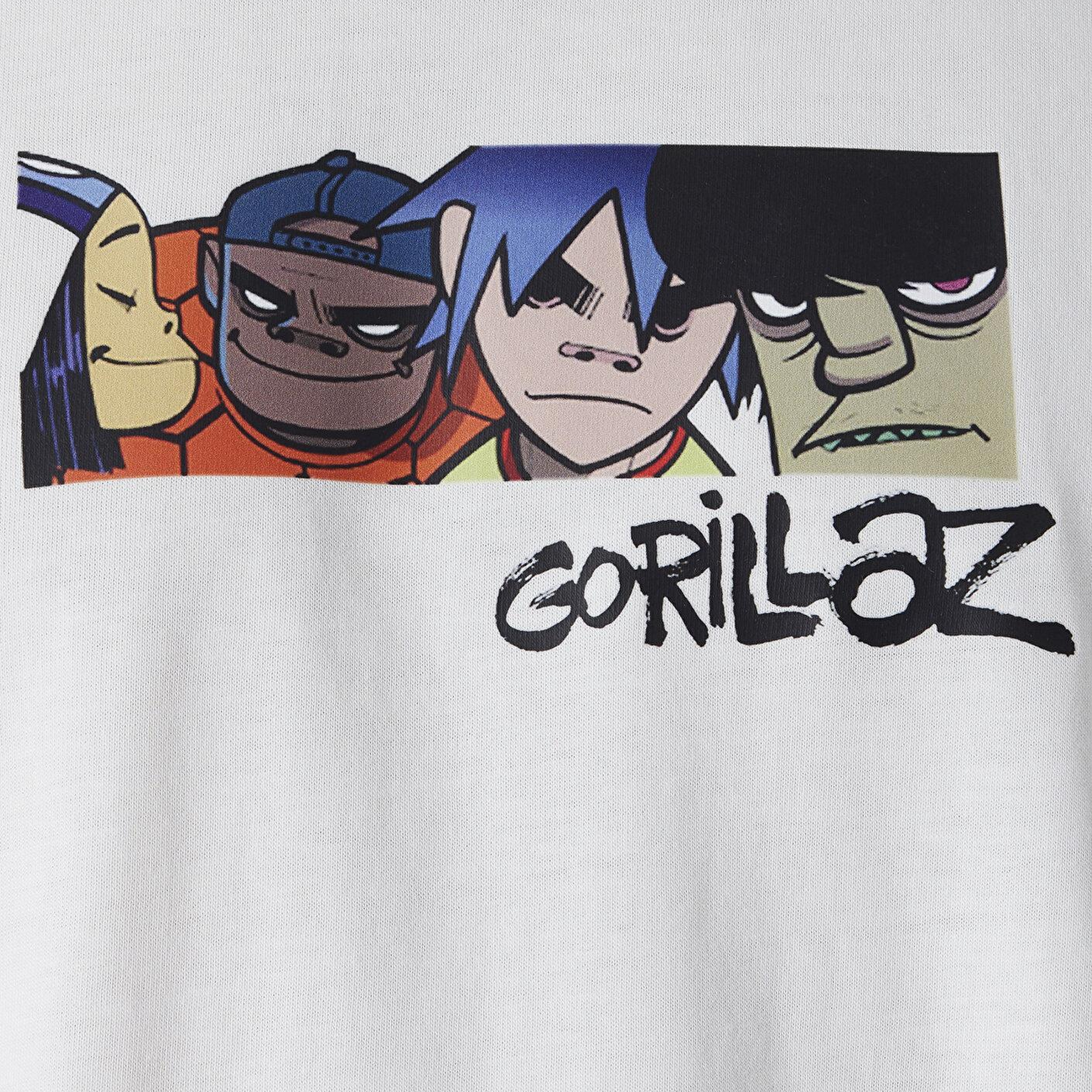 Mavi Gorillaz Baskılı Tişört Oversize / Geniş Kesim 0620172-70057