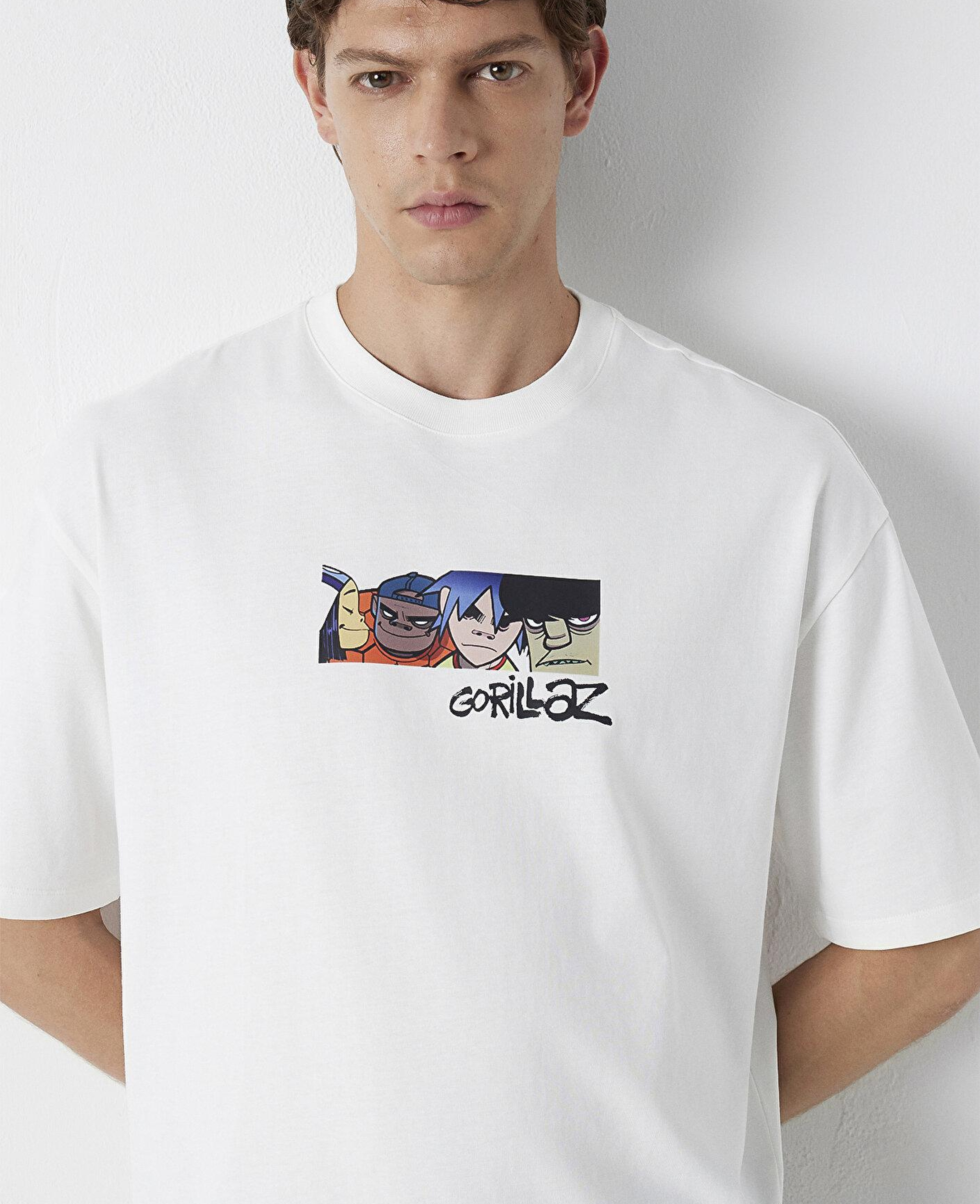 Mavi Gorillaz Baskılı Tişört Oversize / Geniş Kesim 0620172-70057