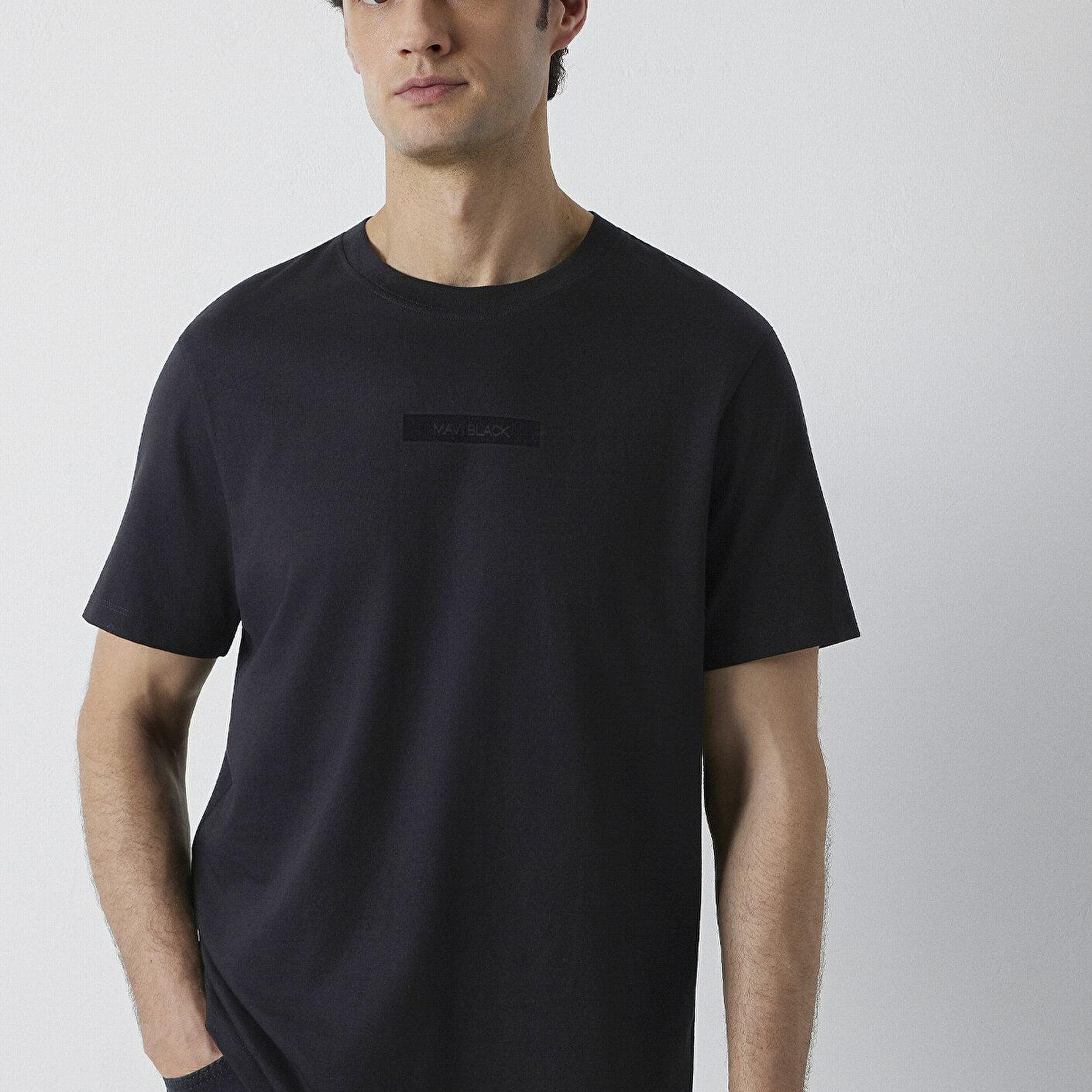 Mavi Mavi Black Siyah Tişört Regular Fit / Normal Kesim 0613528-900