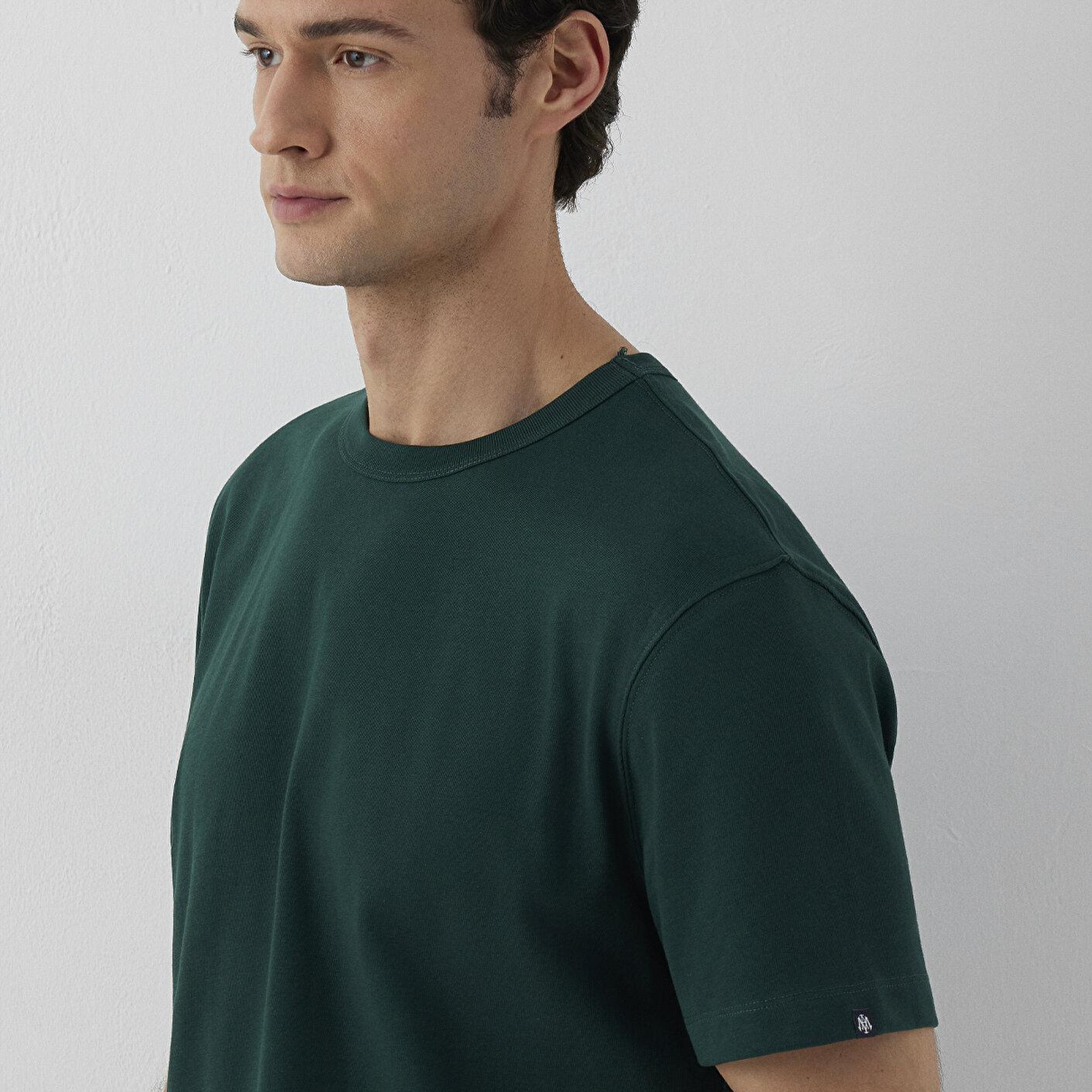 Mavi Yeşil Basic Tişört Regular Fit / Normal Kesim 0613509-85173