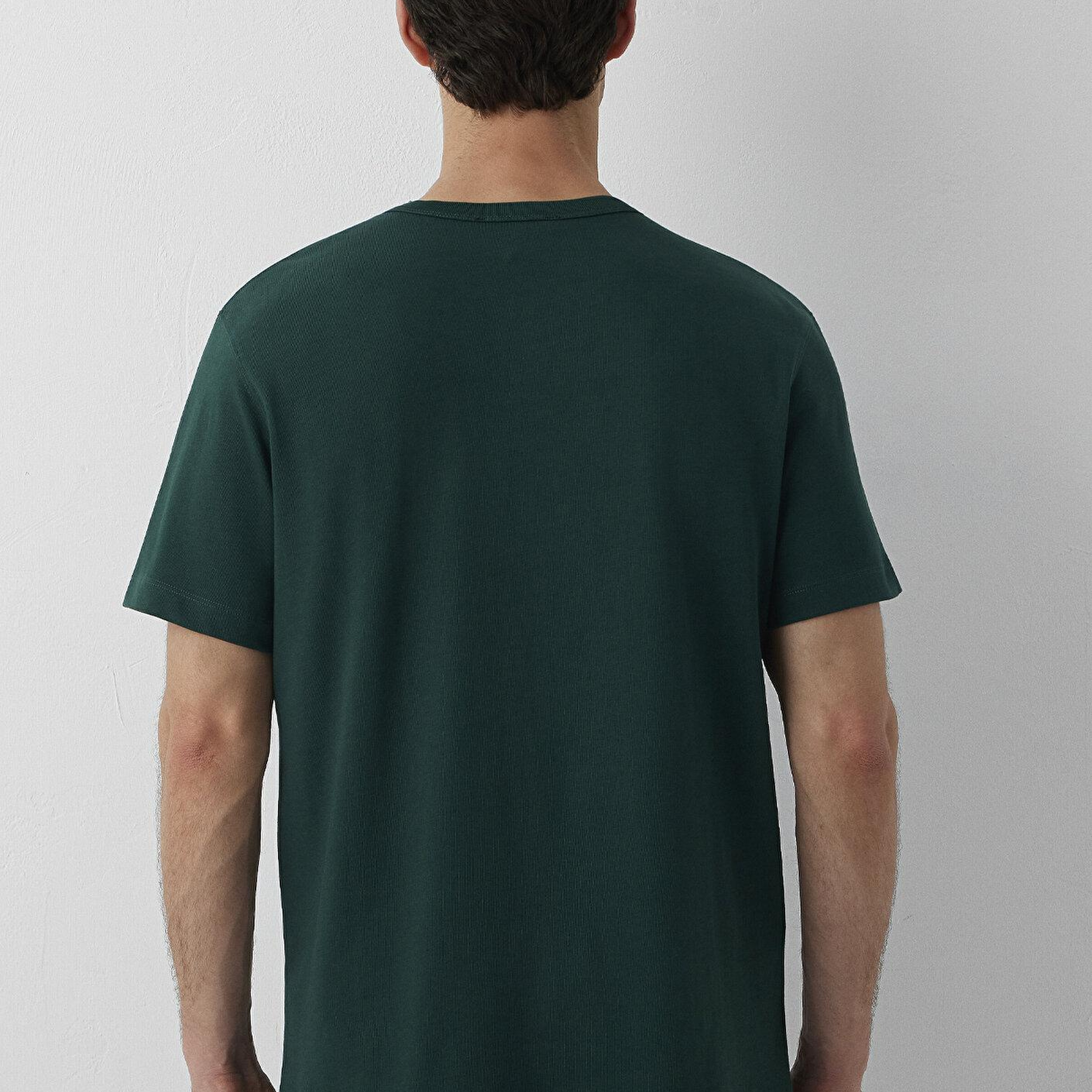 Mavi Yeşil Basic Tişört Regular Fit / Normal Kesim 0613509-85173
