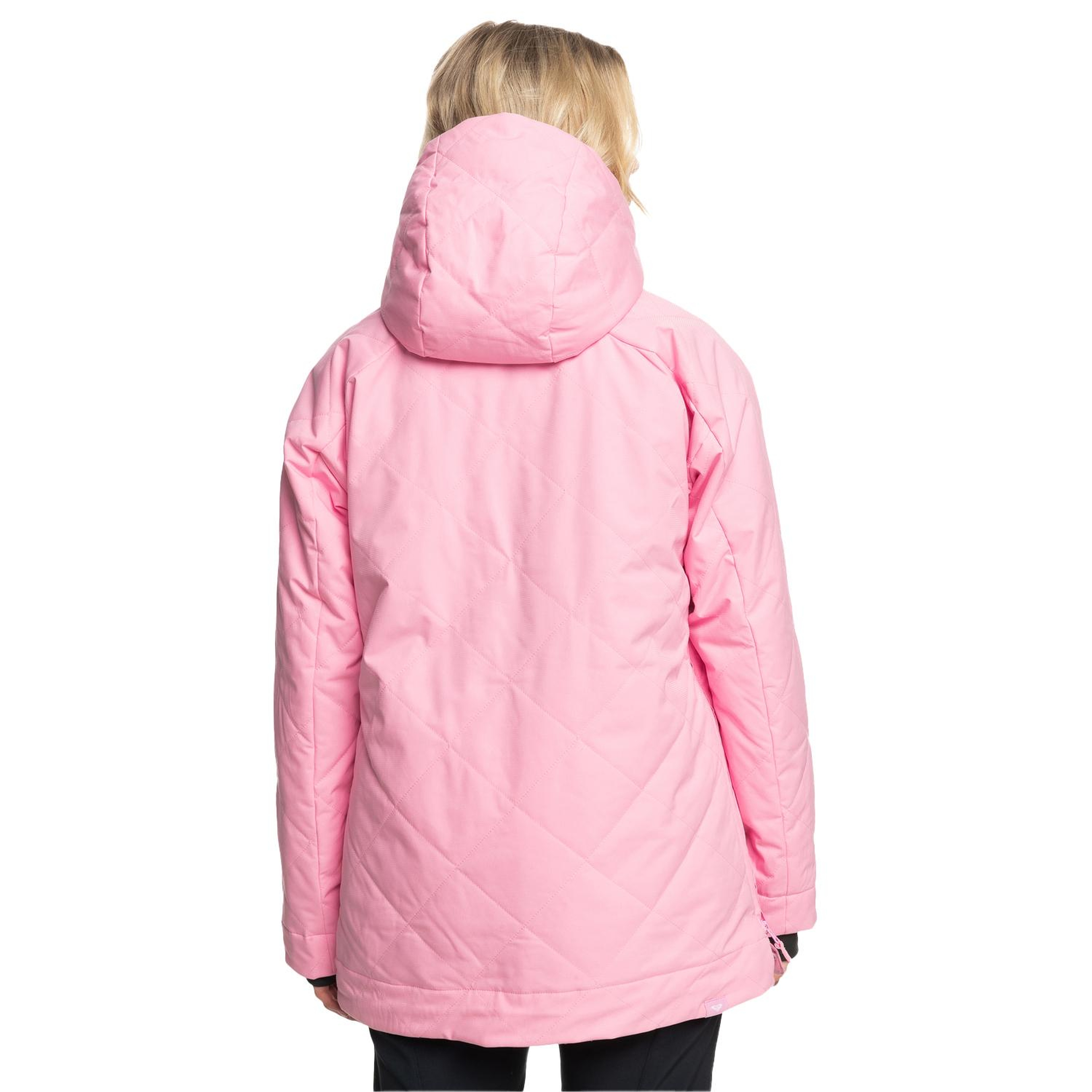 Roxy Radiant Lines Overhead Kadın Pembe Snowboard Ceketi