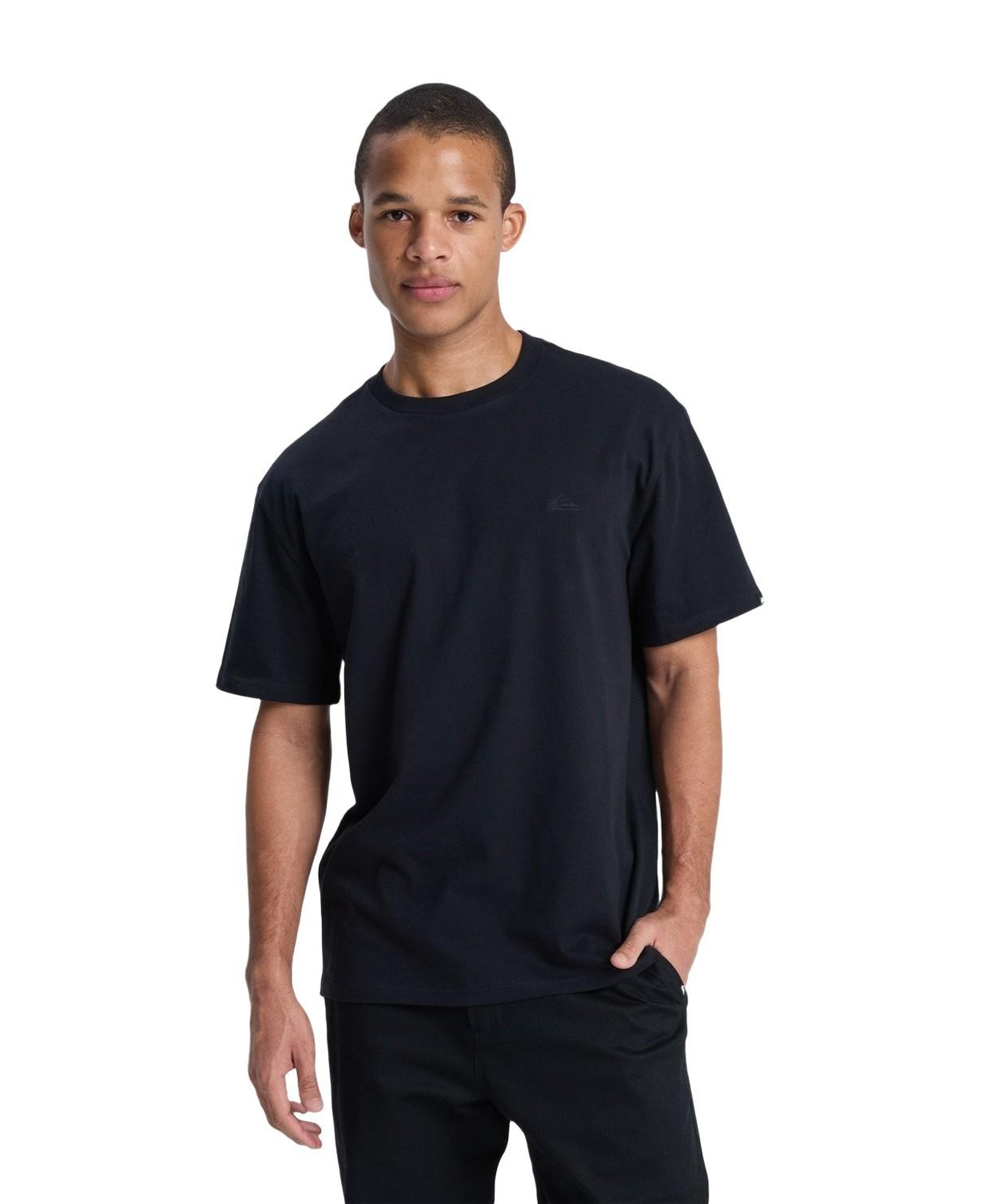 Quiksilver Salt Water Erkek Siyah Tişört