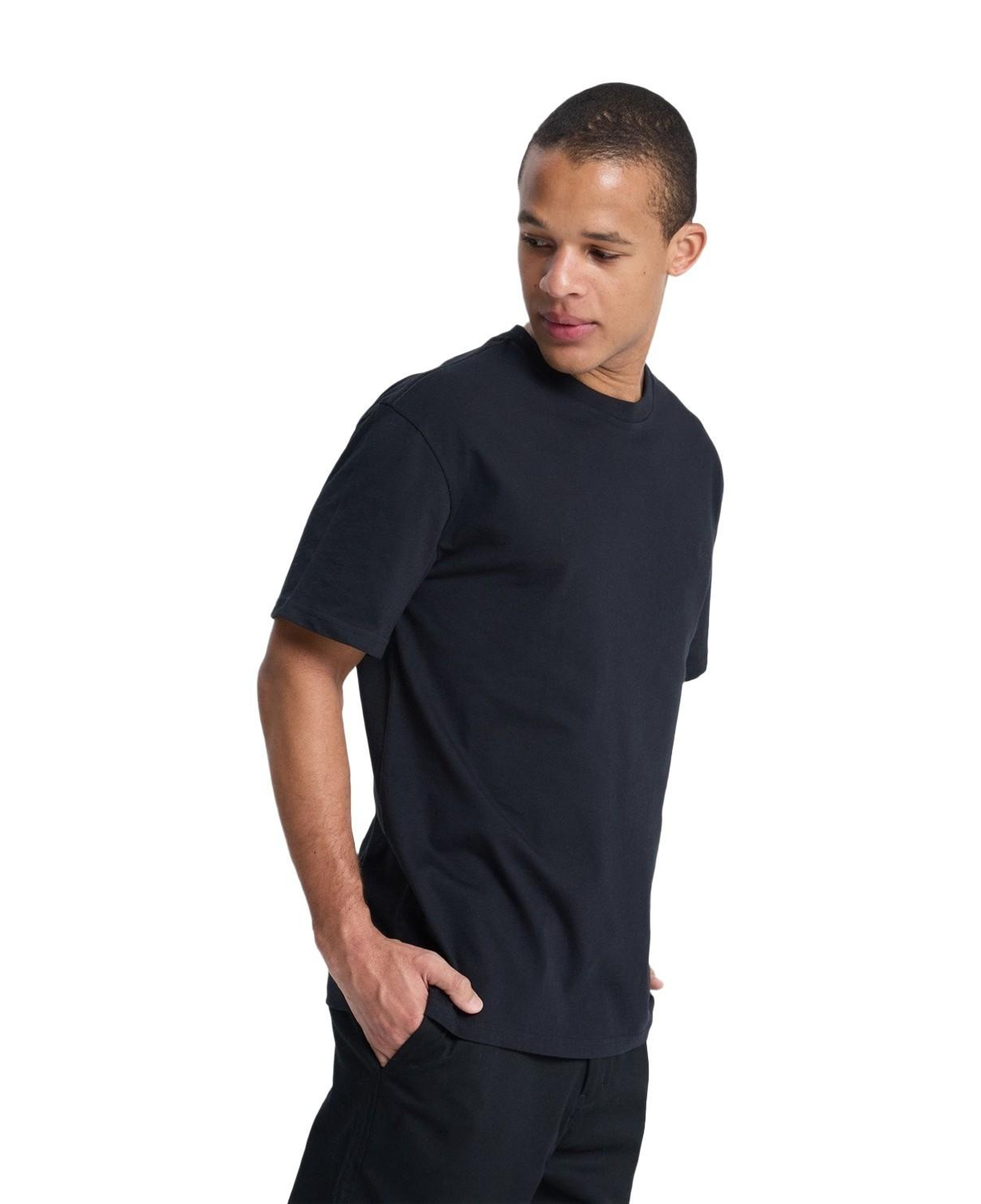 Quiksilver Salt Water Erkek Siyah Tişört