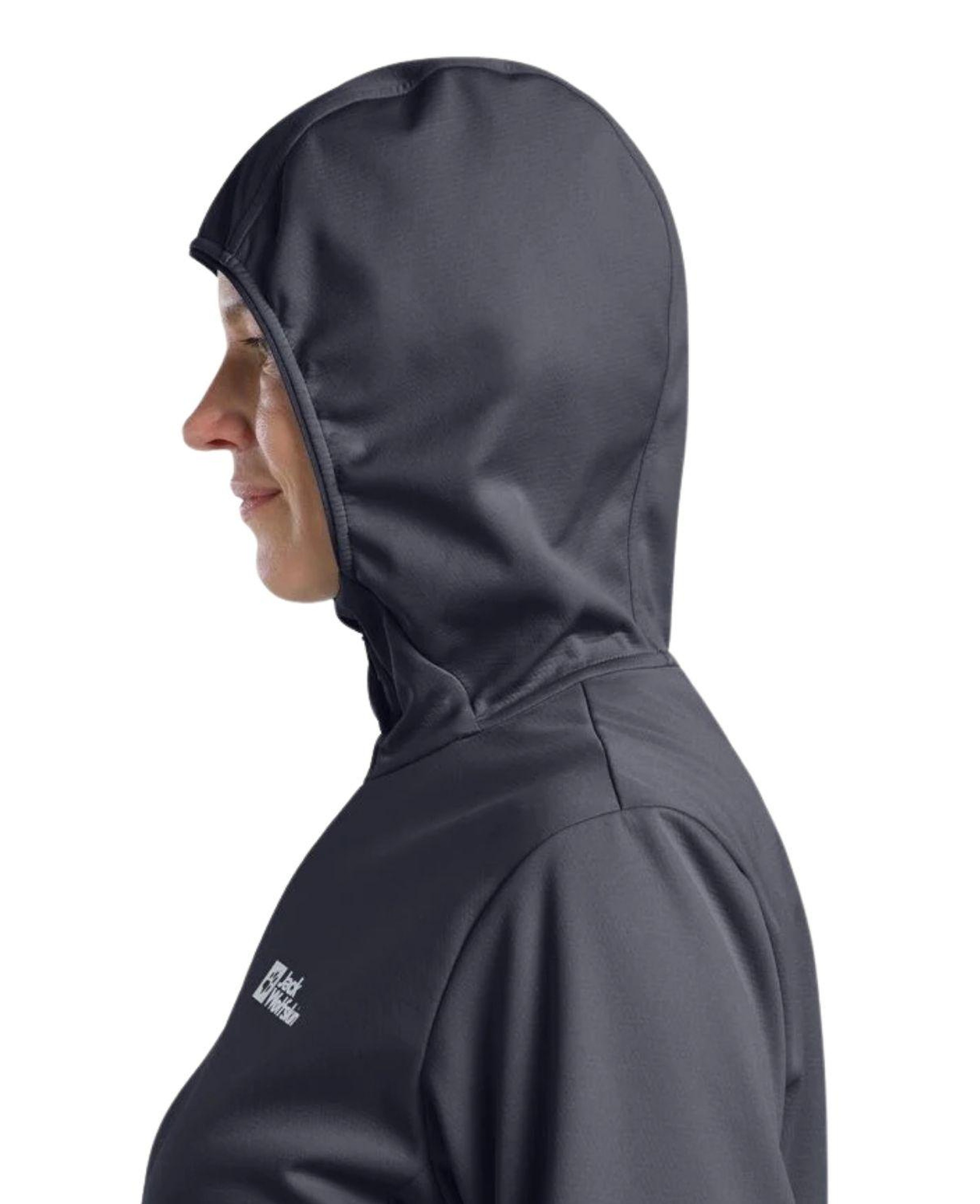 Jack Wolfskin Feldberg Hoody Kadın Mavi Softshell