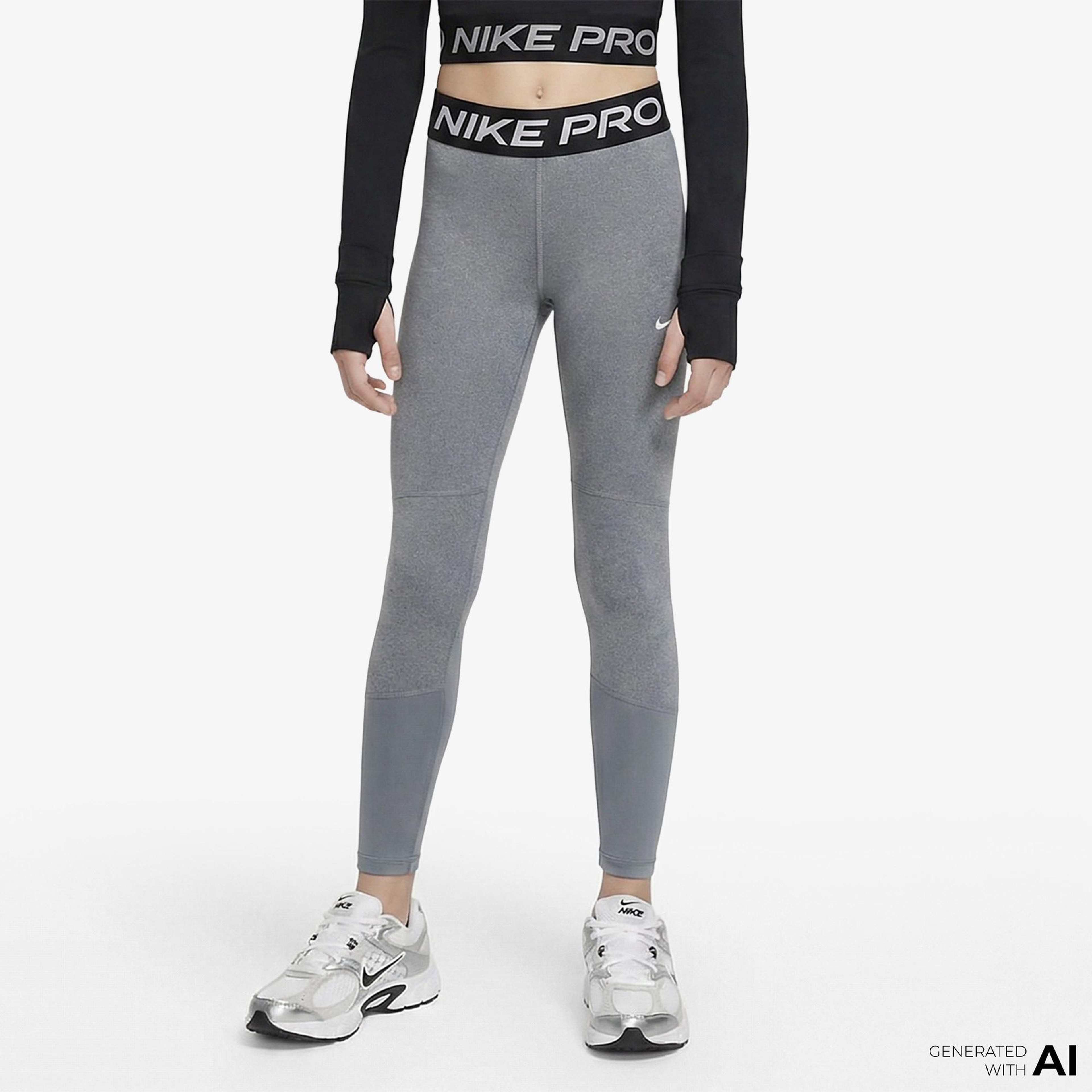 Nike Pro Legging Çocuk Gri Tayt
