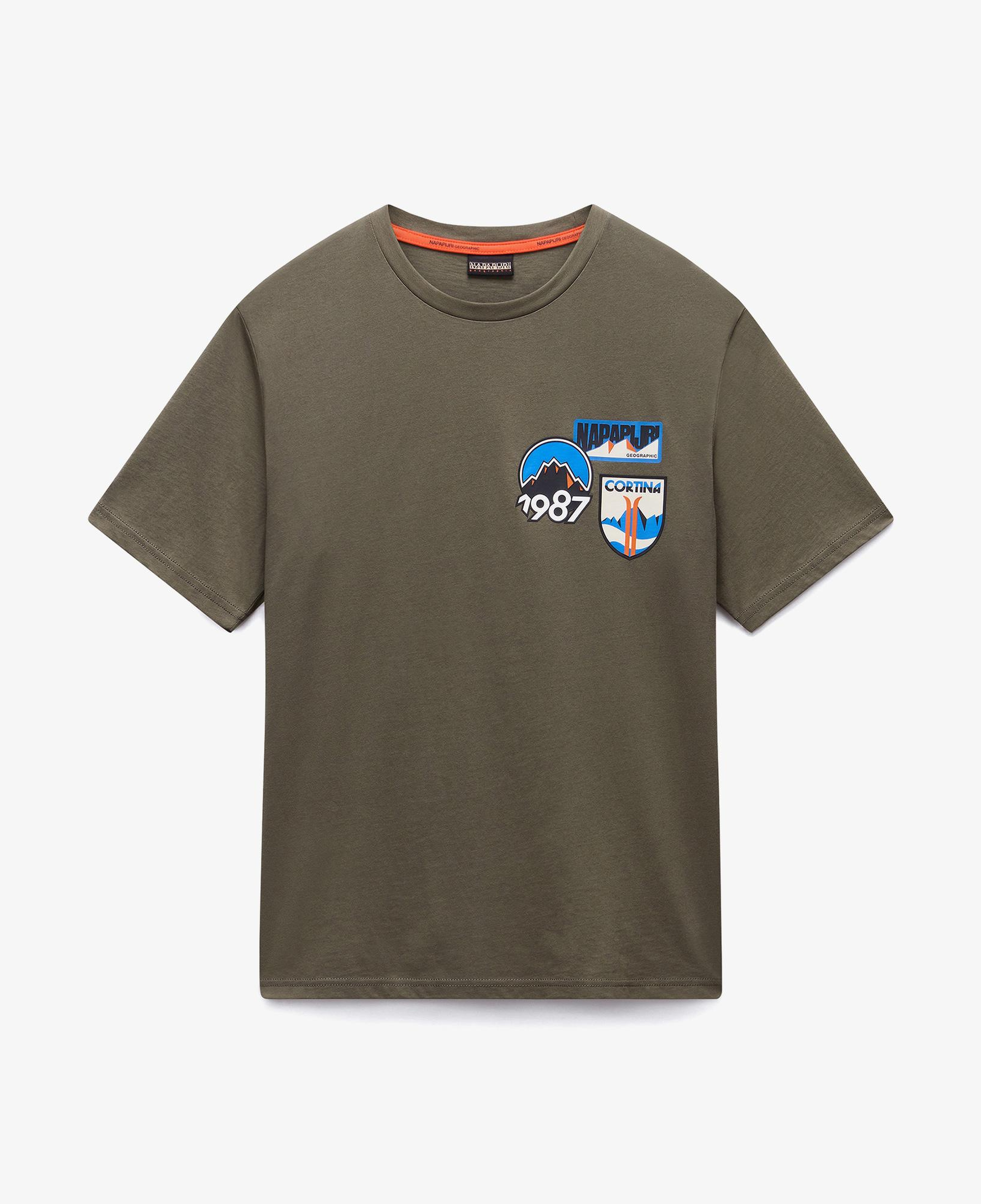 Napapijri S-Montepiana Erkek Yeşil T-Shirt