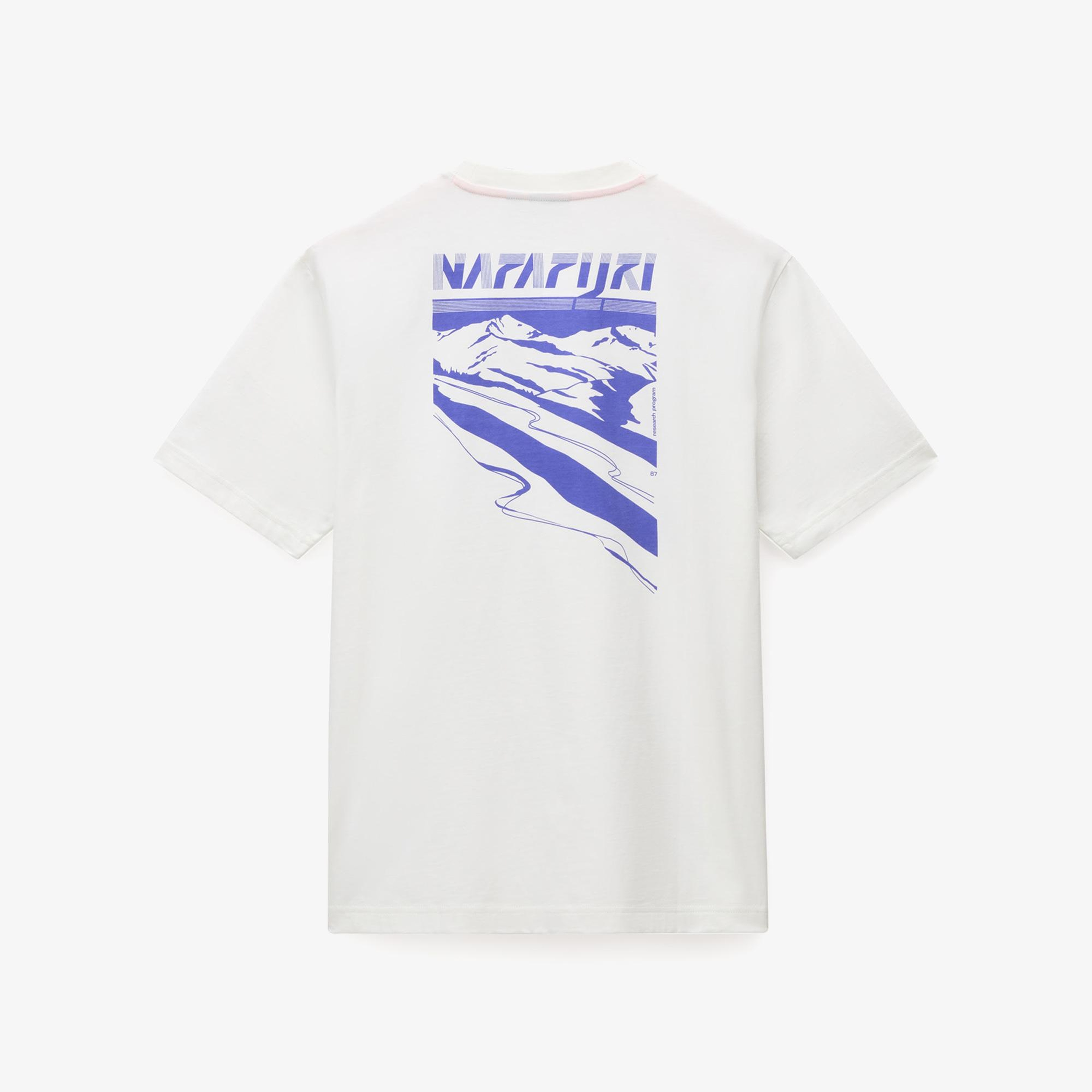 Napapijri S-Guide Erkek Beyaz T-Shirt