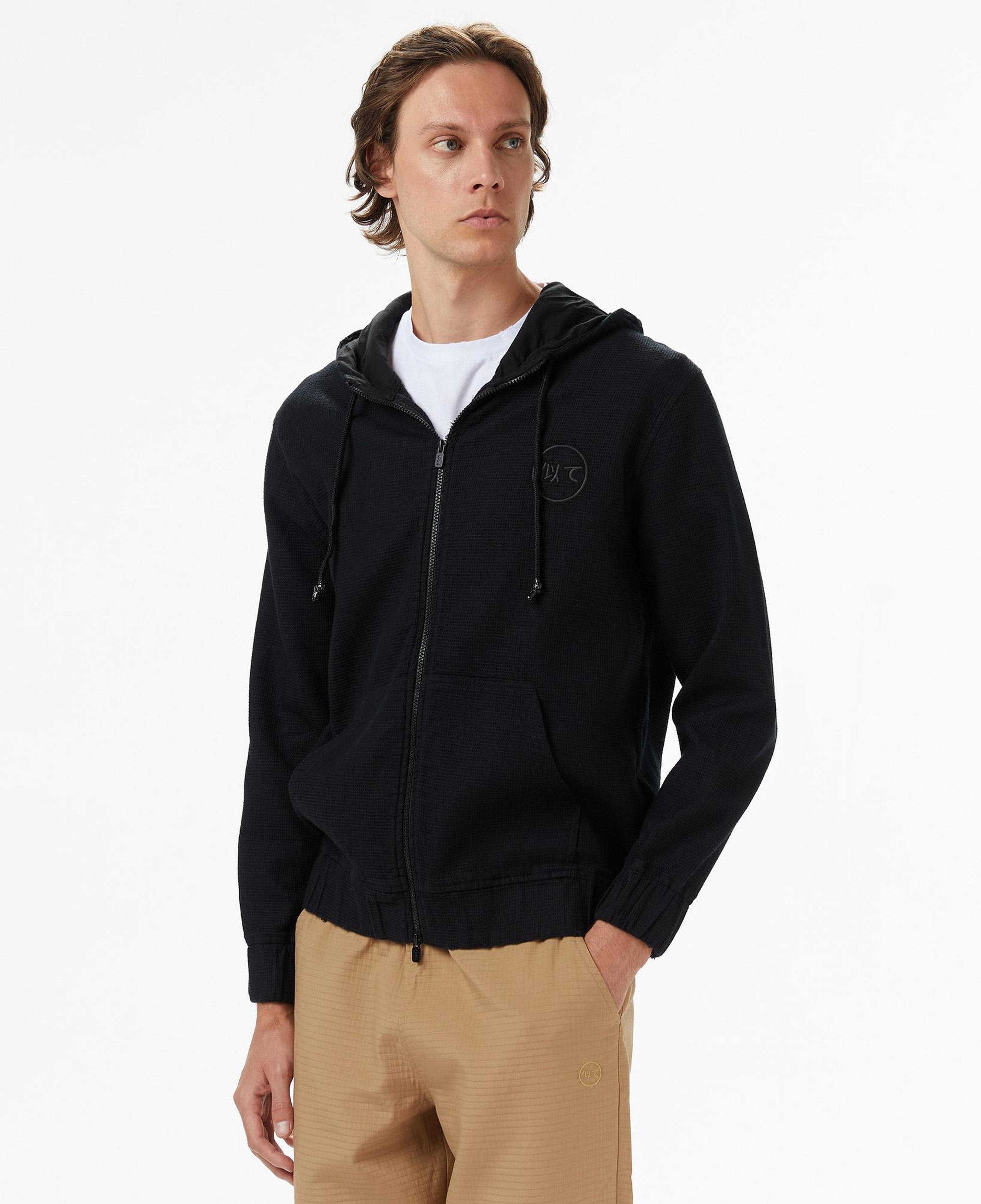 UNITED4 Erkek Siyah Hoodie