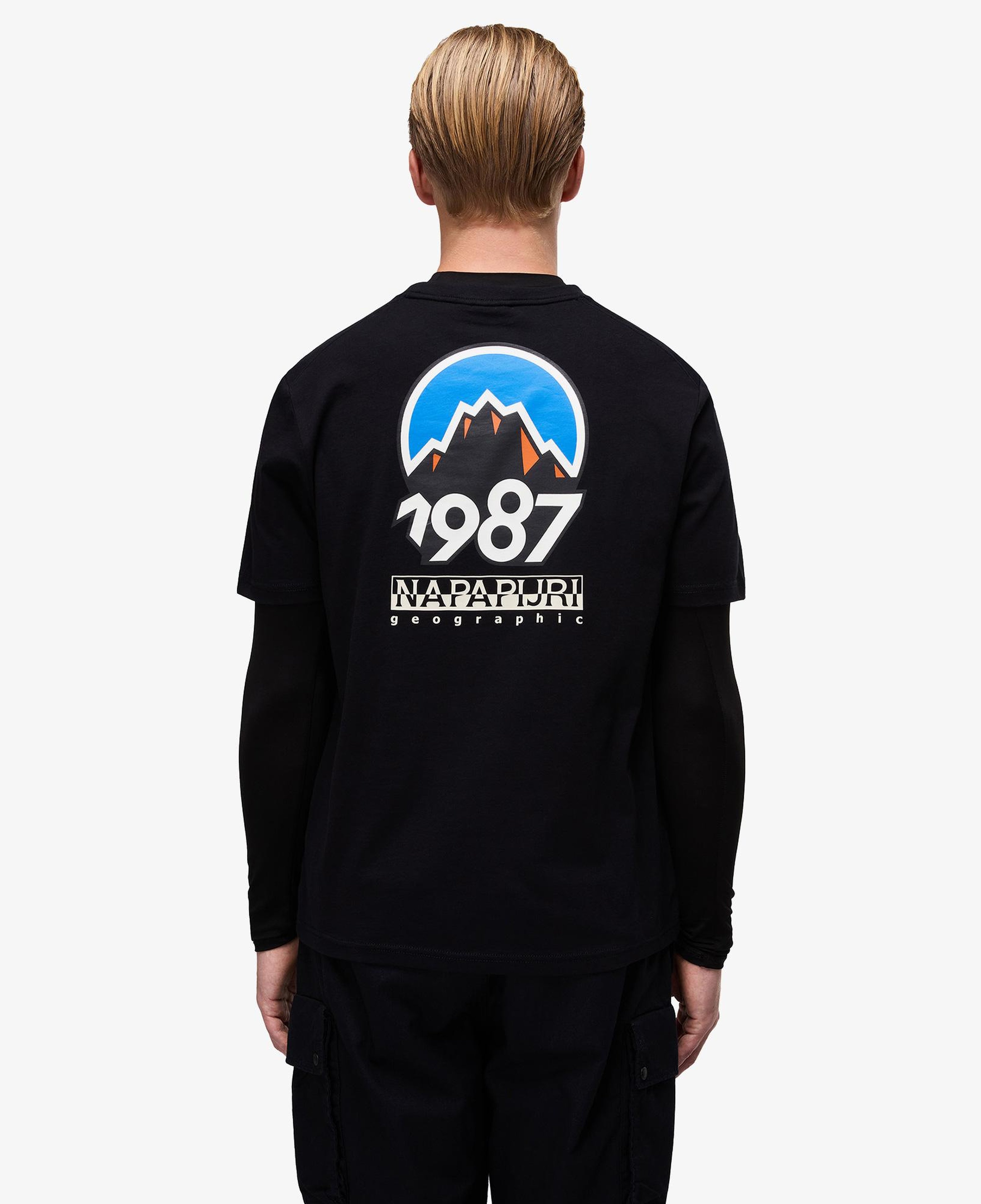 Napapijri S-Montepiana Erkek Siyah T-Shirt