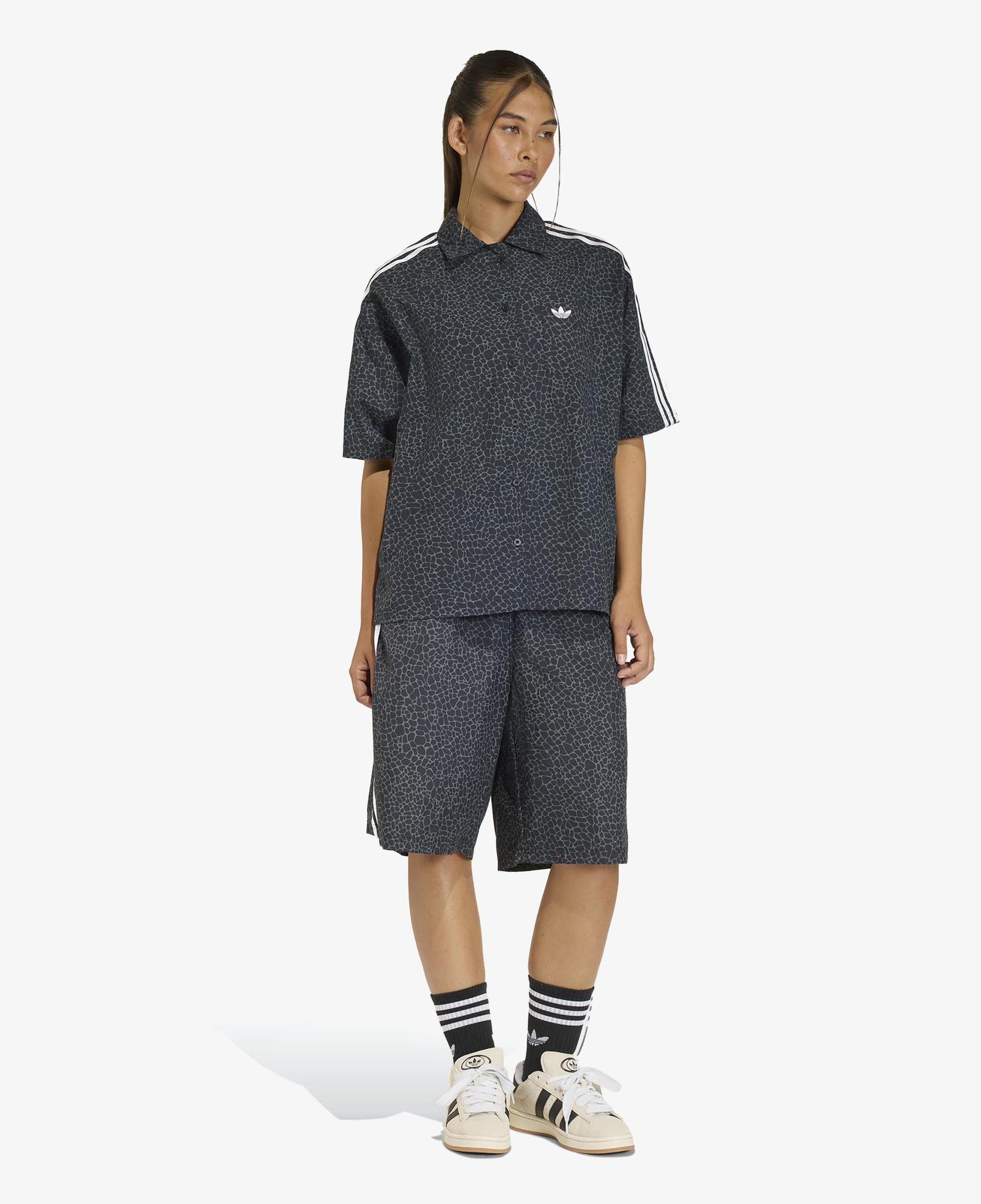 adidas Aop Kadın Siyah Gömlek