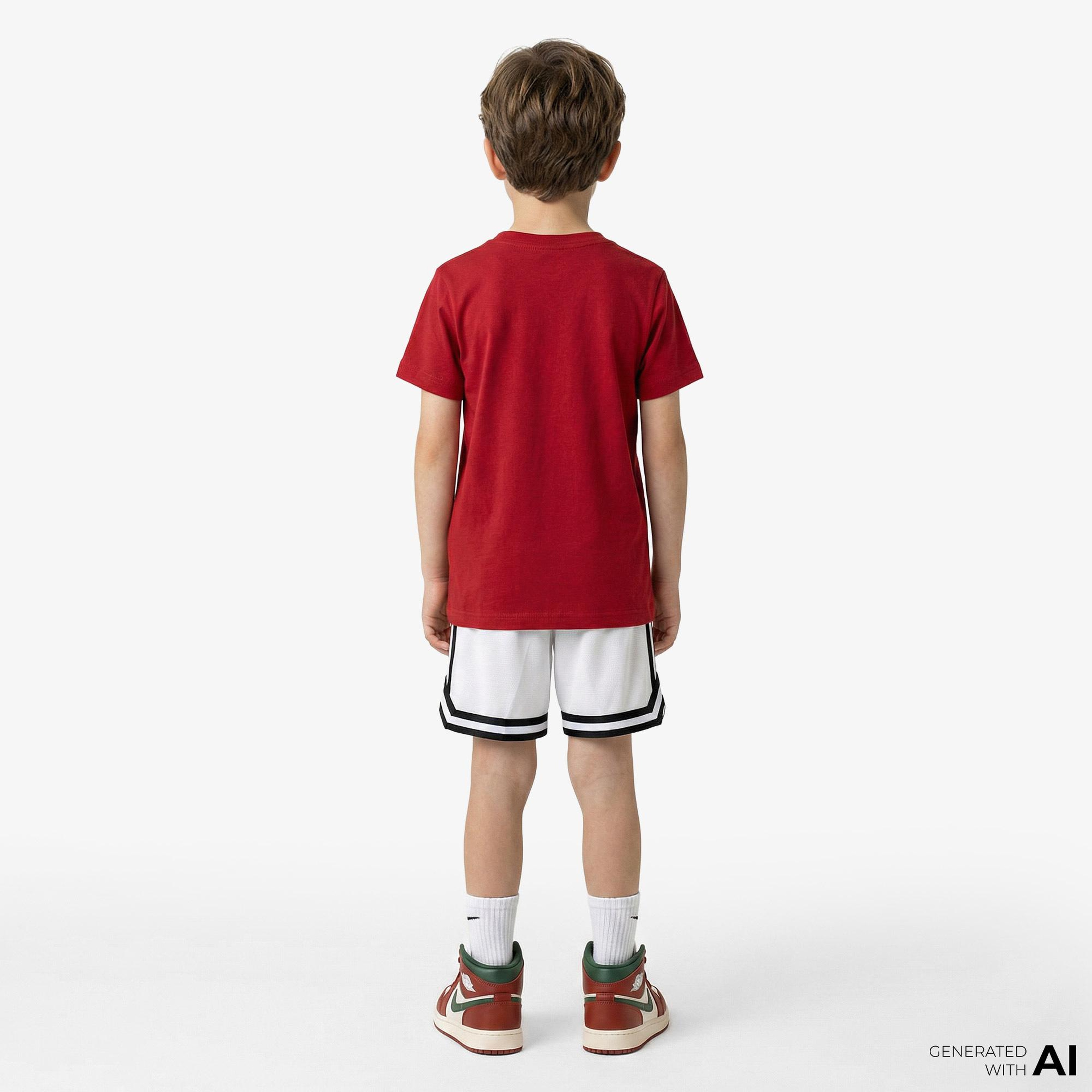Jordan Practice Flight Çocuk Kırmızı T-Shirt