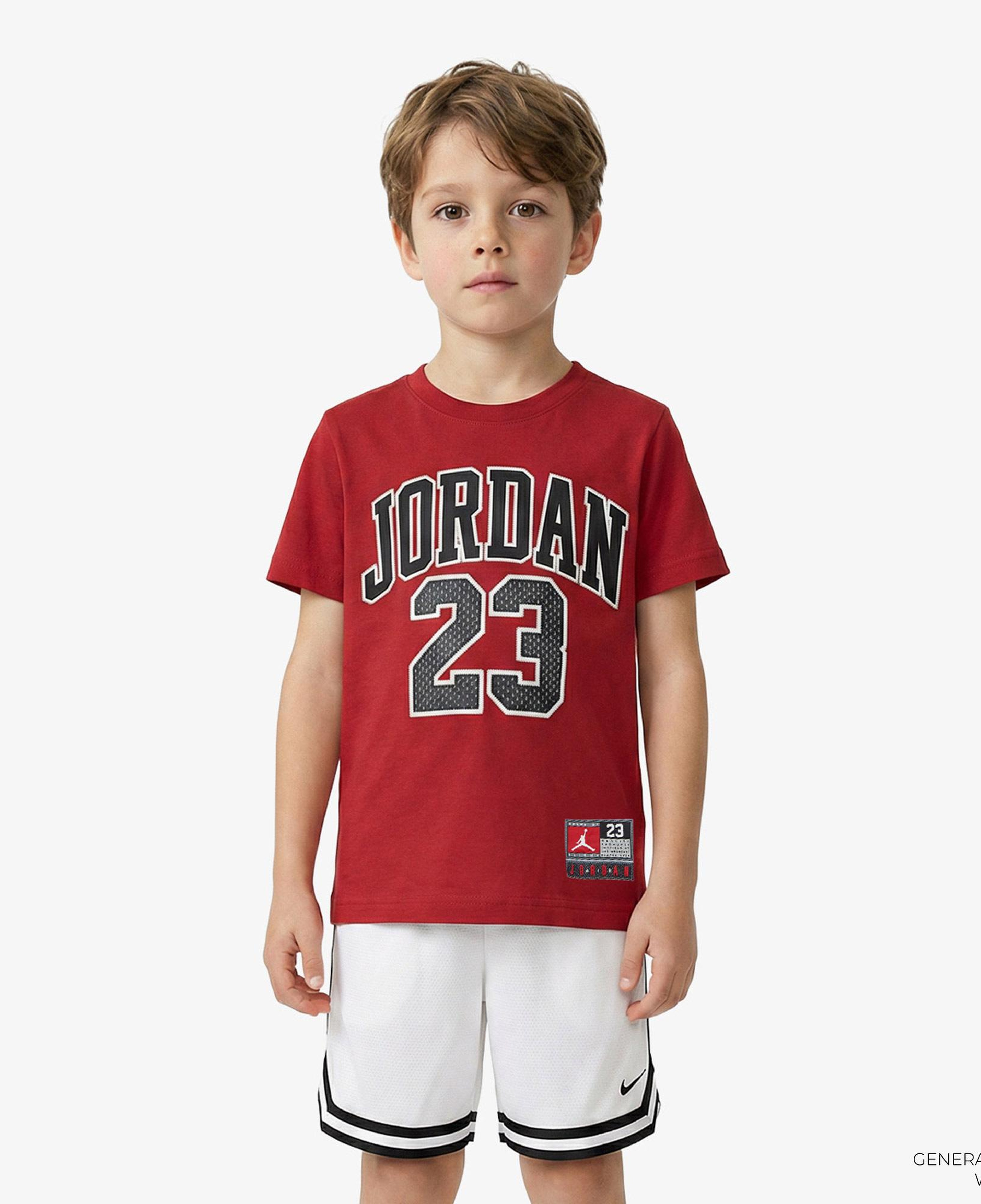 Jordan Practice Flight Çocuk Kırmızı T-Shirt