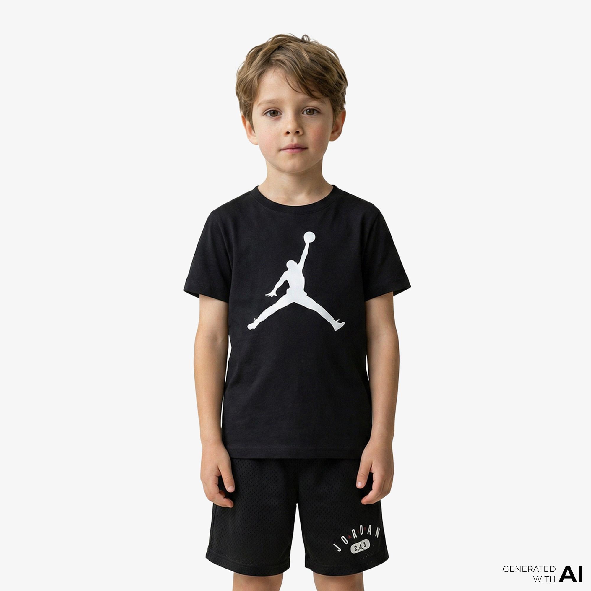 Jordan Jumpman Çocuk Siyah T-Shirt