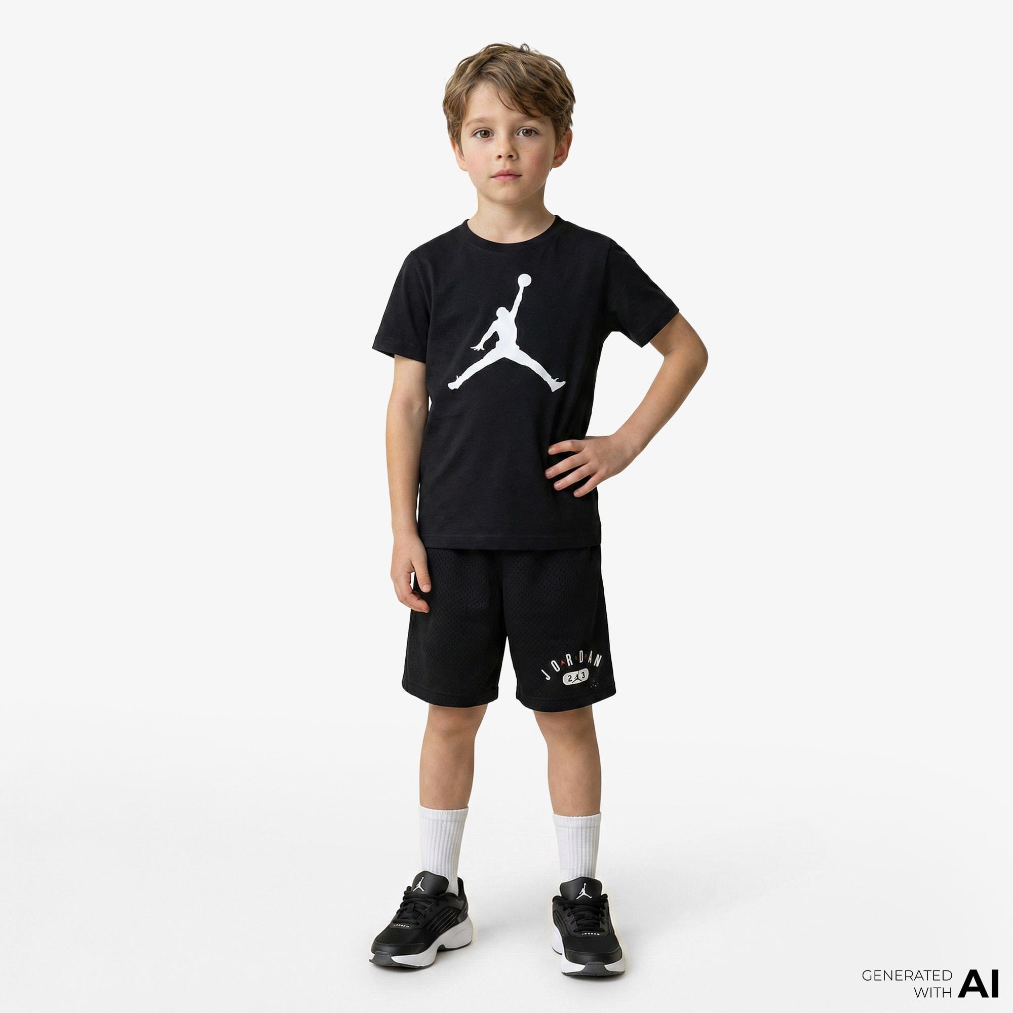 Jordan Jumpman Çocuk Siyah T-Shirt