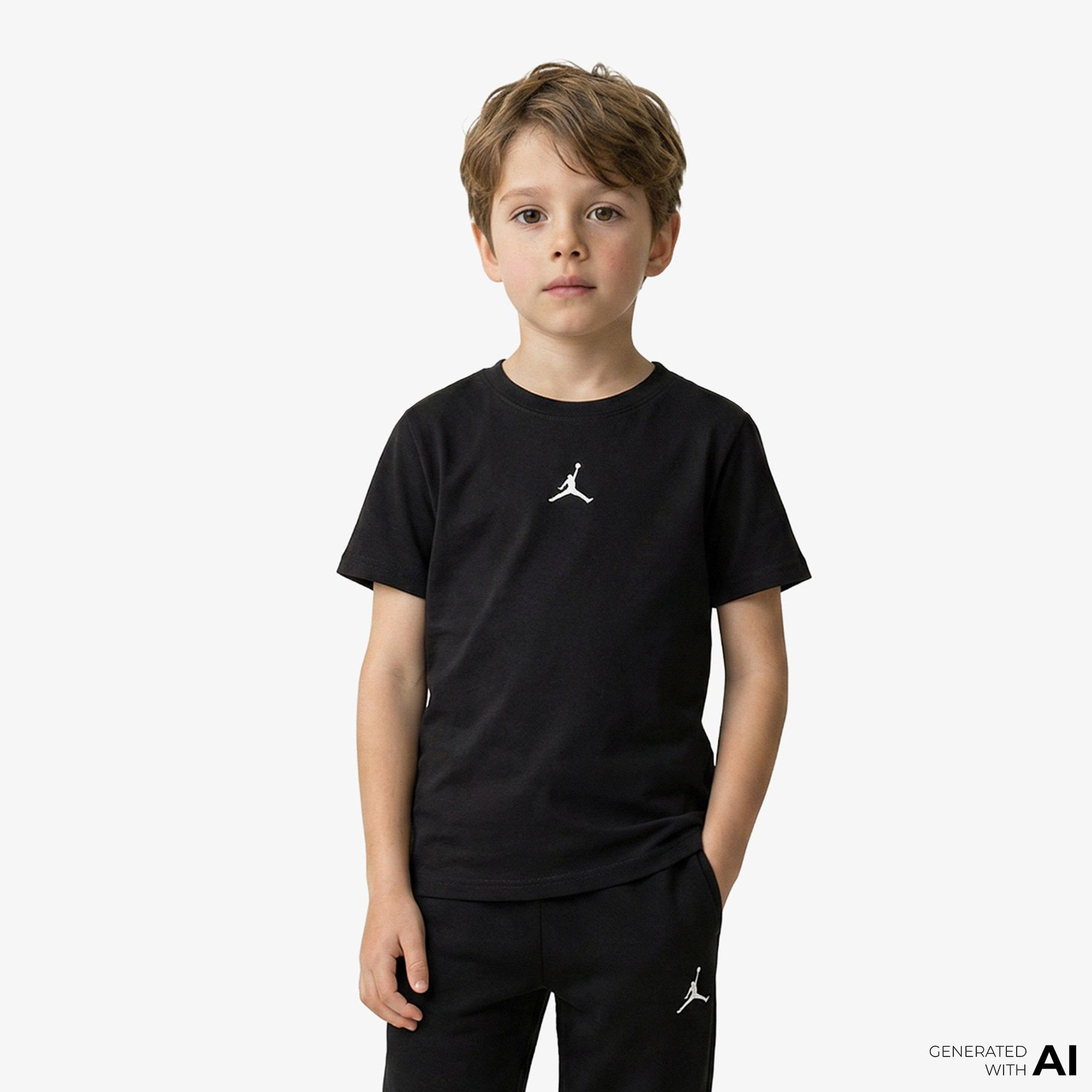 Jordan Sport Core Çocuk Siyah T-Shirt