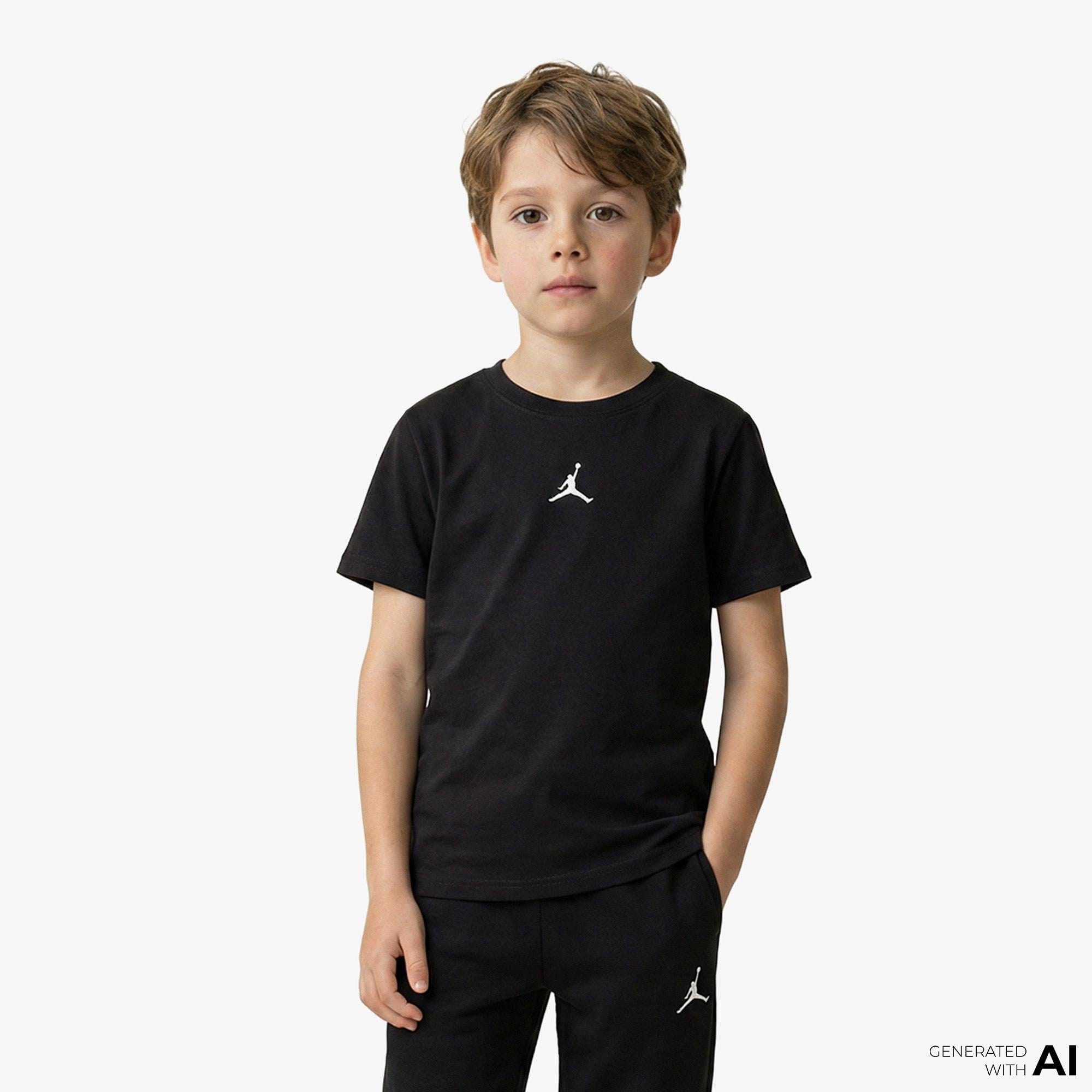 Jordan Sport Core Çocuk Siyah T-Shirt