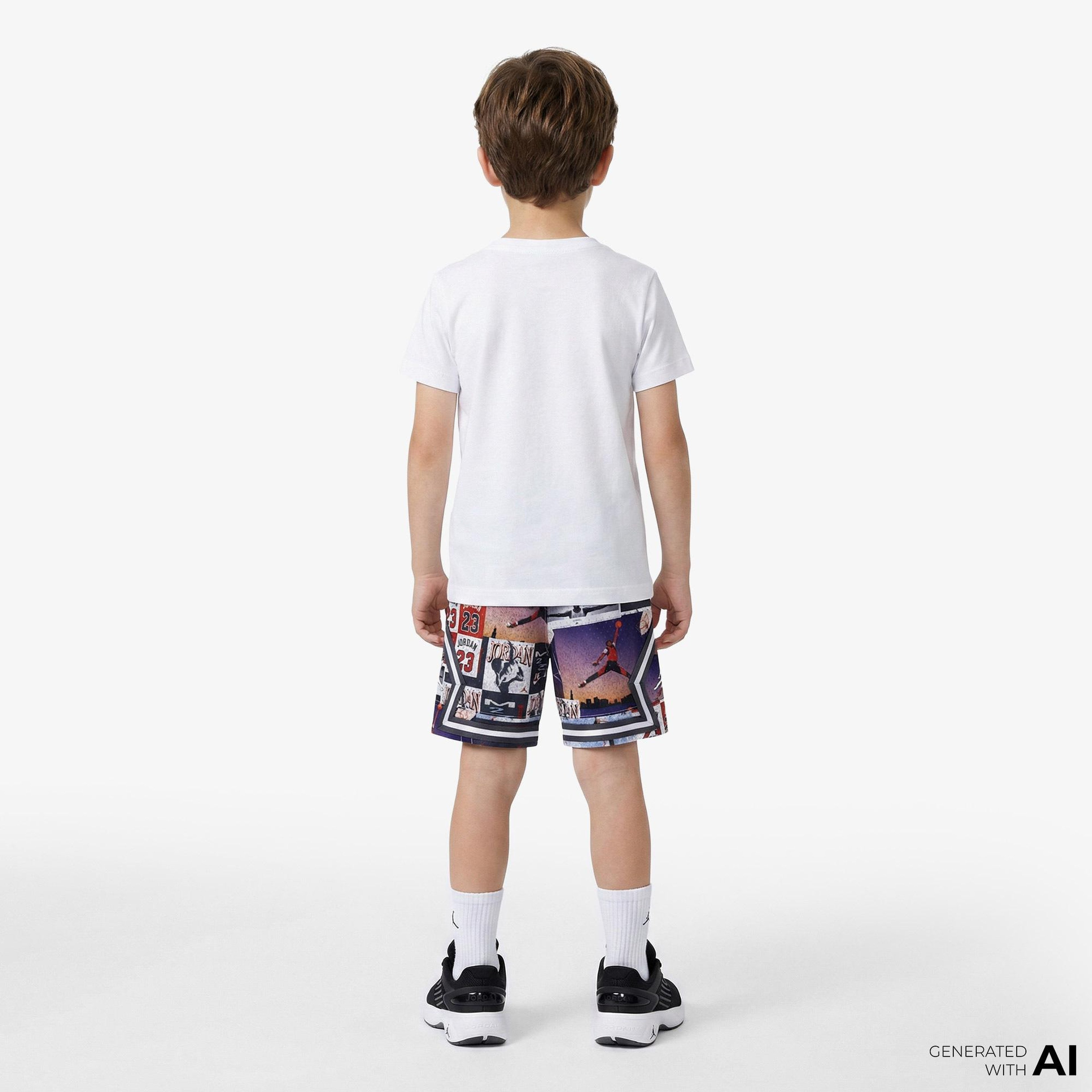 Jordan Sport Core Çocuk Beyaz T-Shirt
