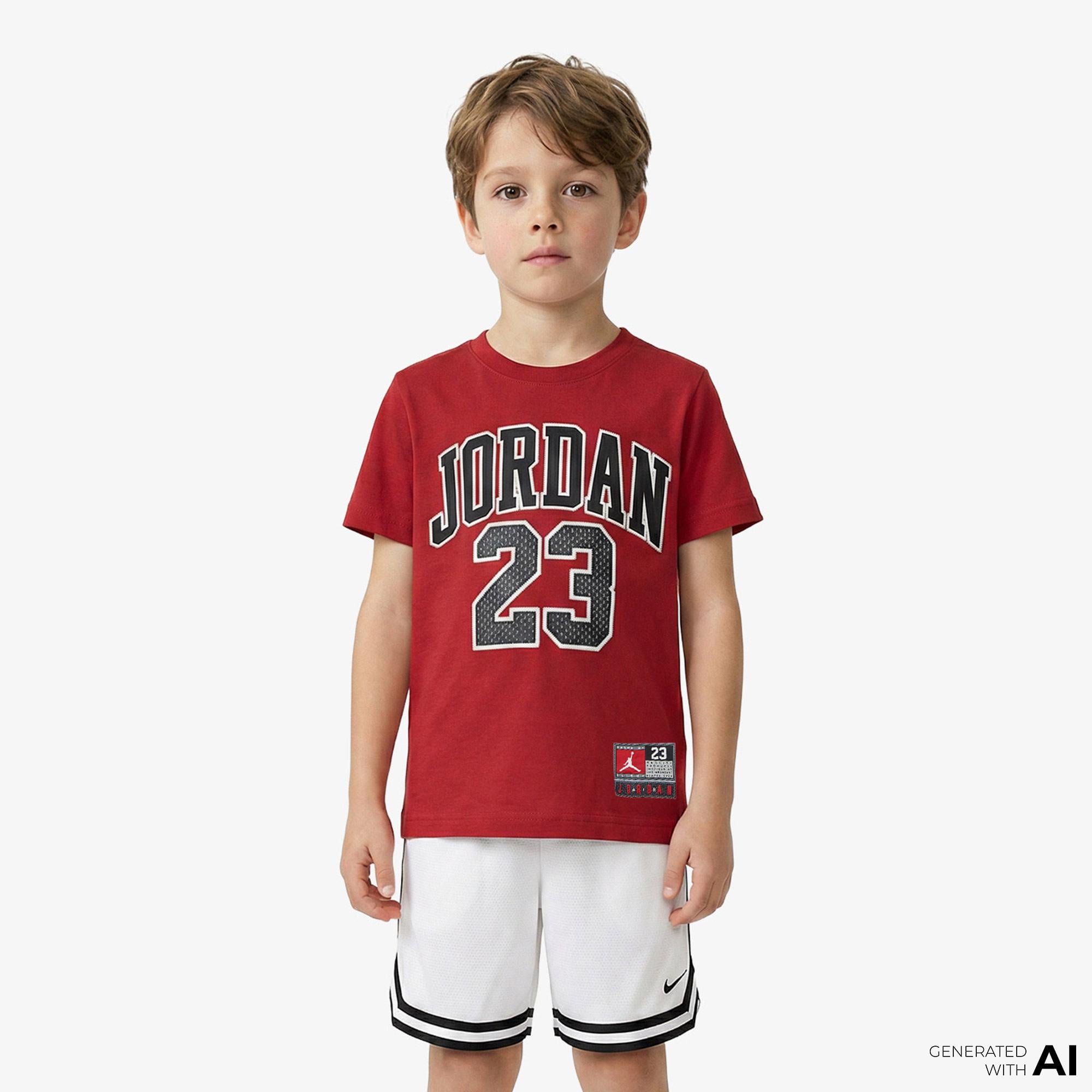 Jordan Practice Flight Çocuk Kırmızı T-Shirt