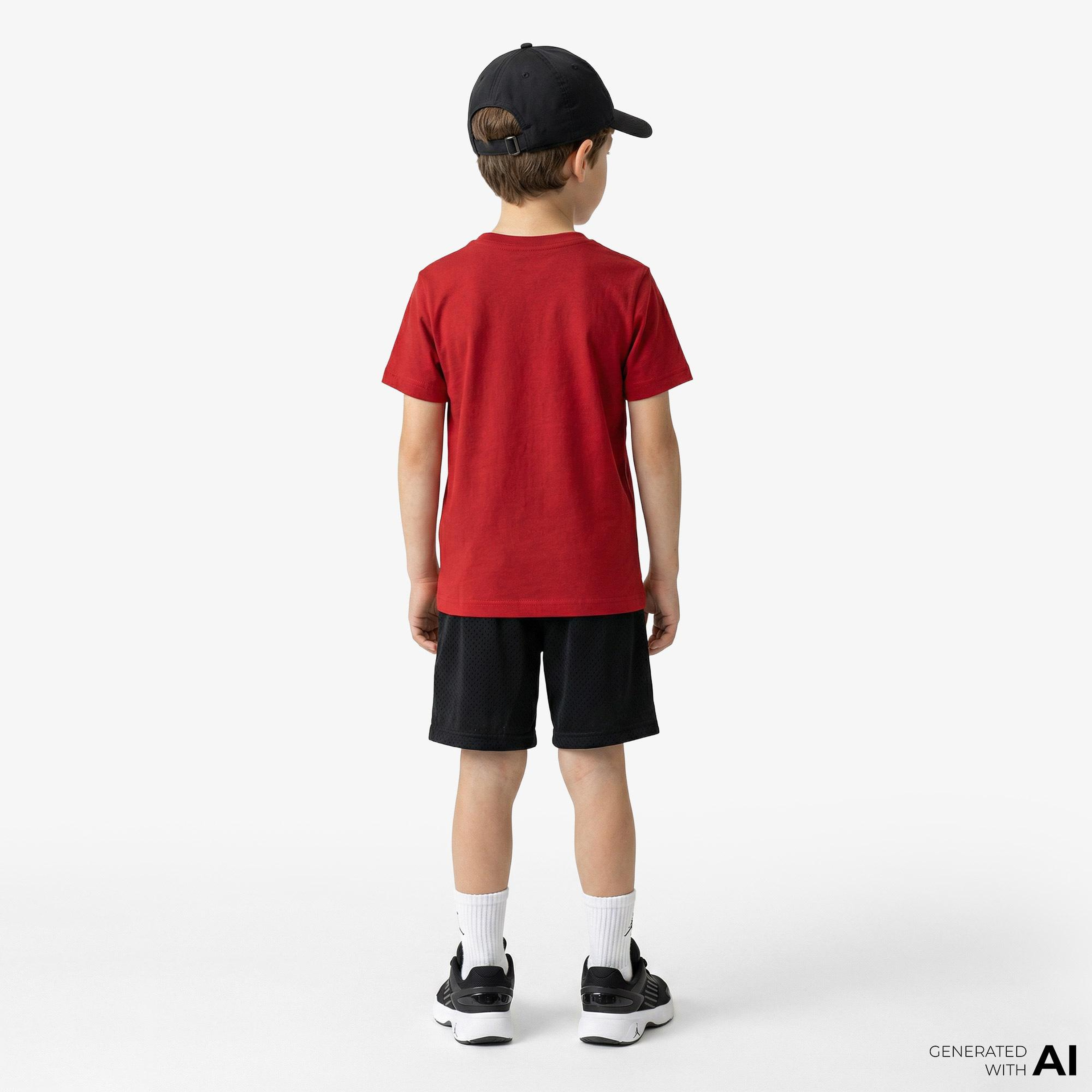 Jordan Jumpman Çocuk Kırmızı T-Shirt