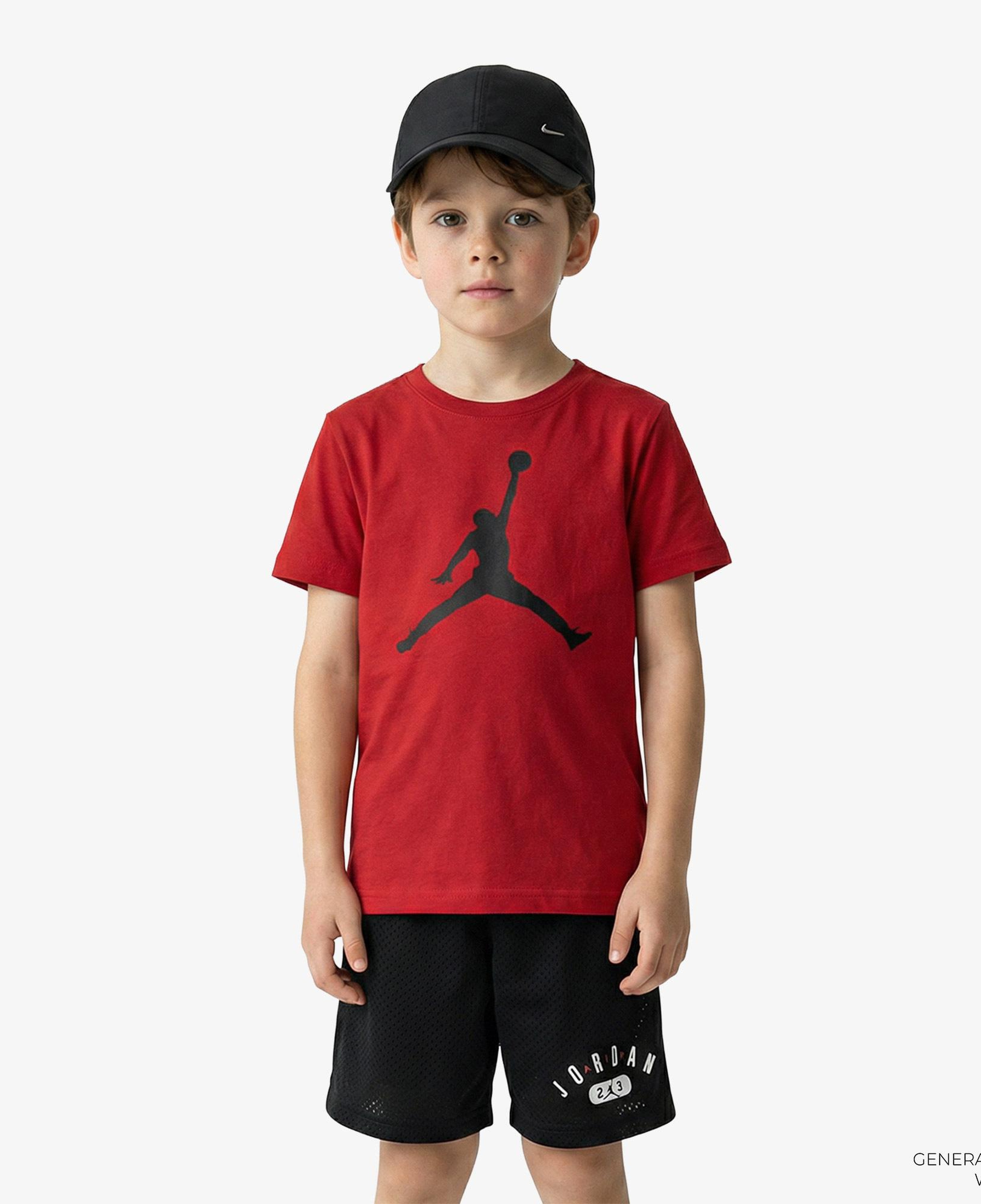 Jordan Jumpman Çocuk Kırmızı T-Shirt