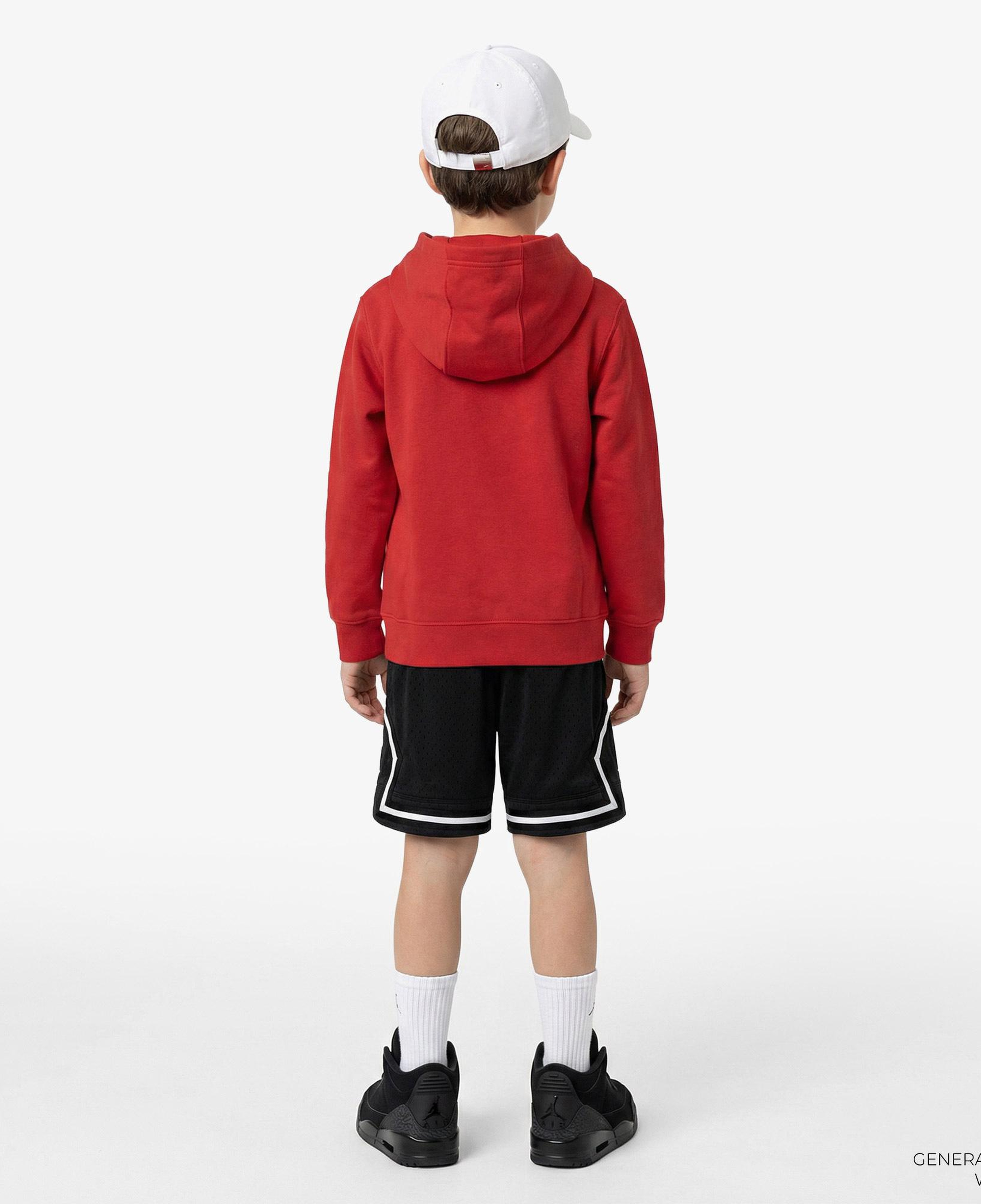 Jordan Baseline Çocuk Kırmızı Kapüşonlu Sweatshirt