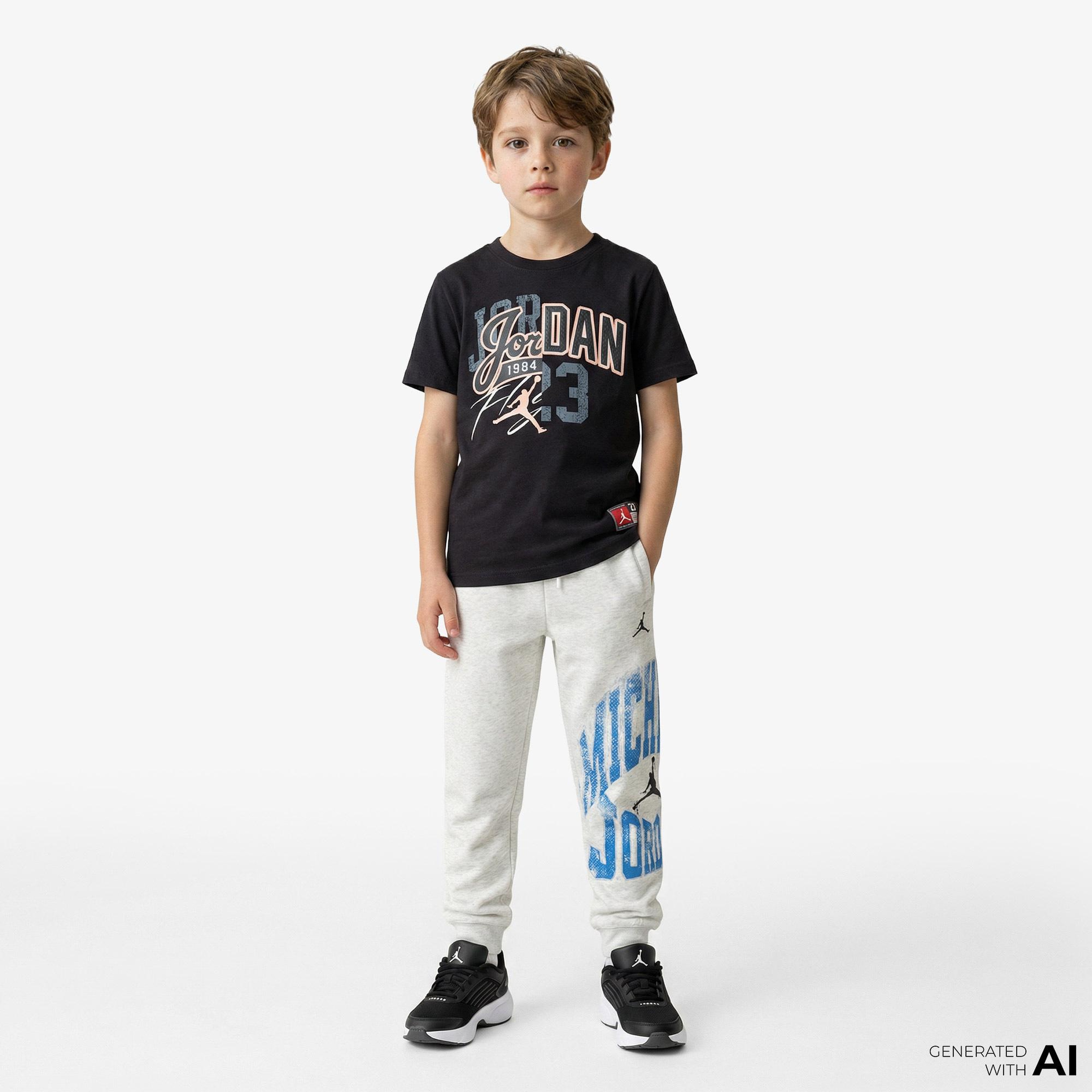 Jordan Varsity Split Çocuk Siyah T-Shirt