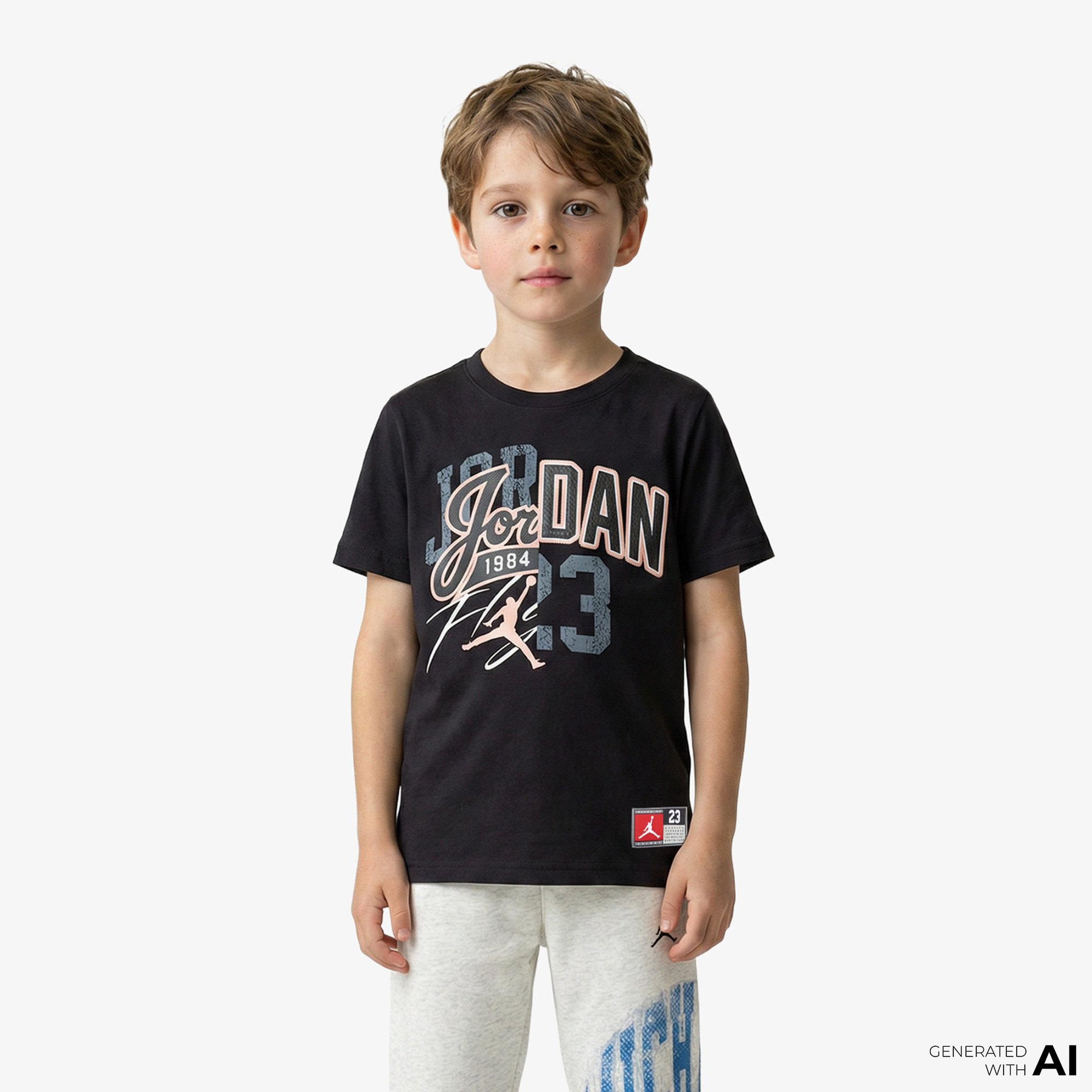 Jordan Varsity Split Çocuk Siyah T-Shirt