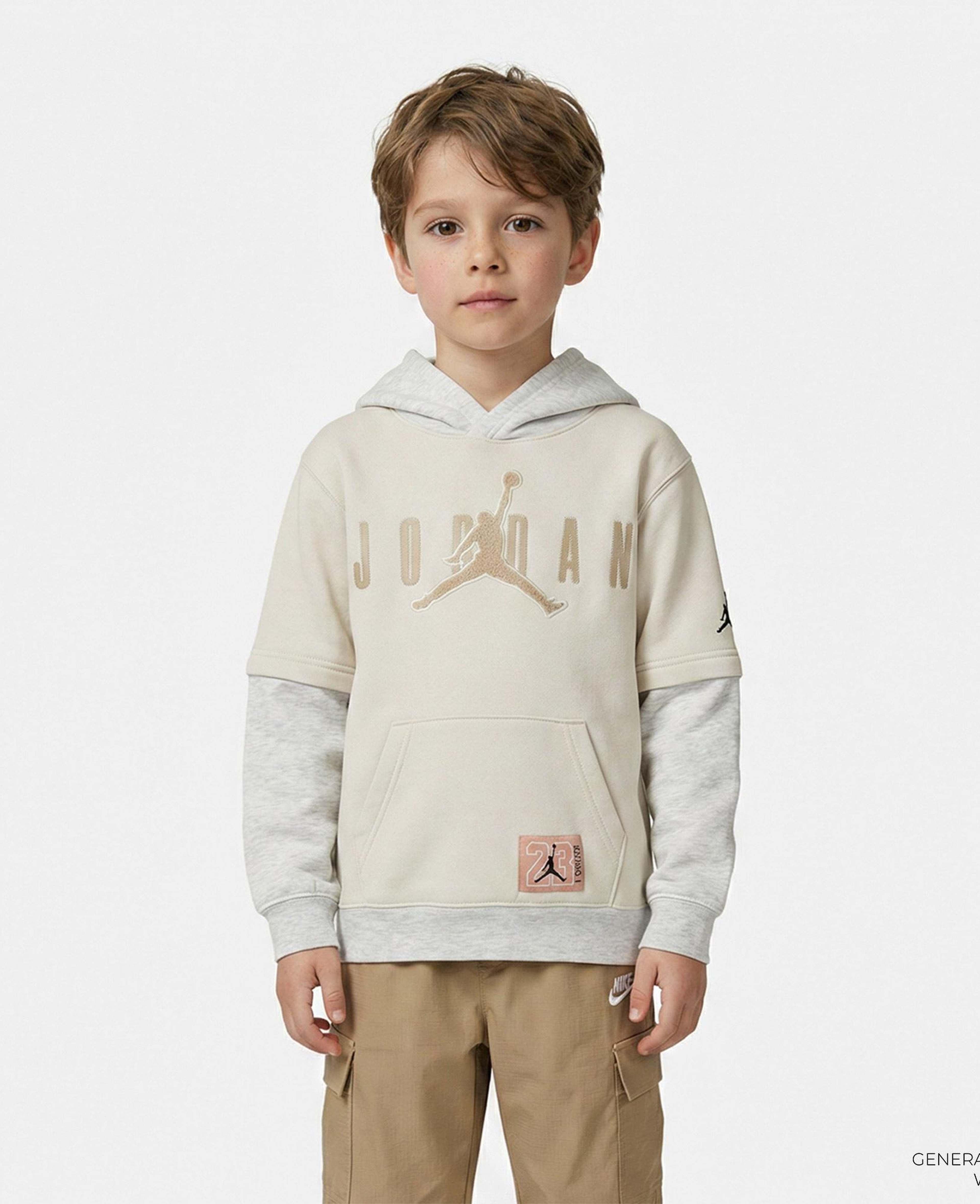 Jordan Future Flight Pullover Çocuk Siyah Sweatshirt