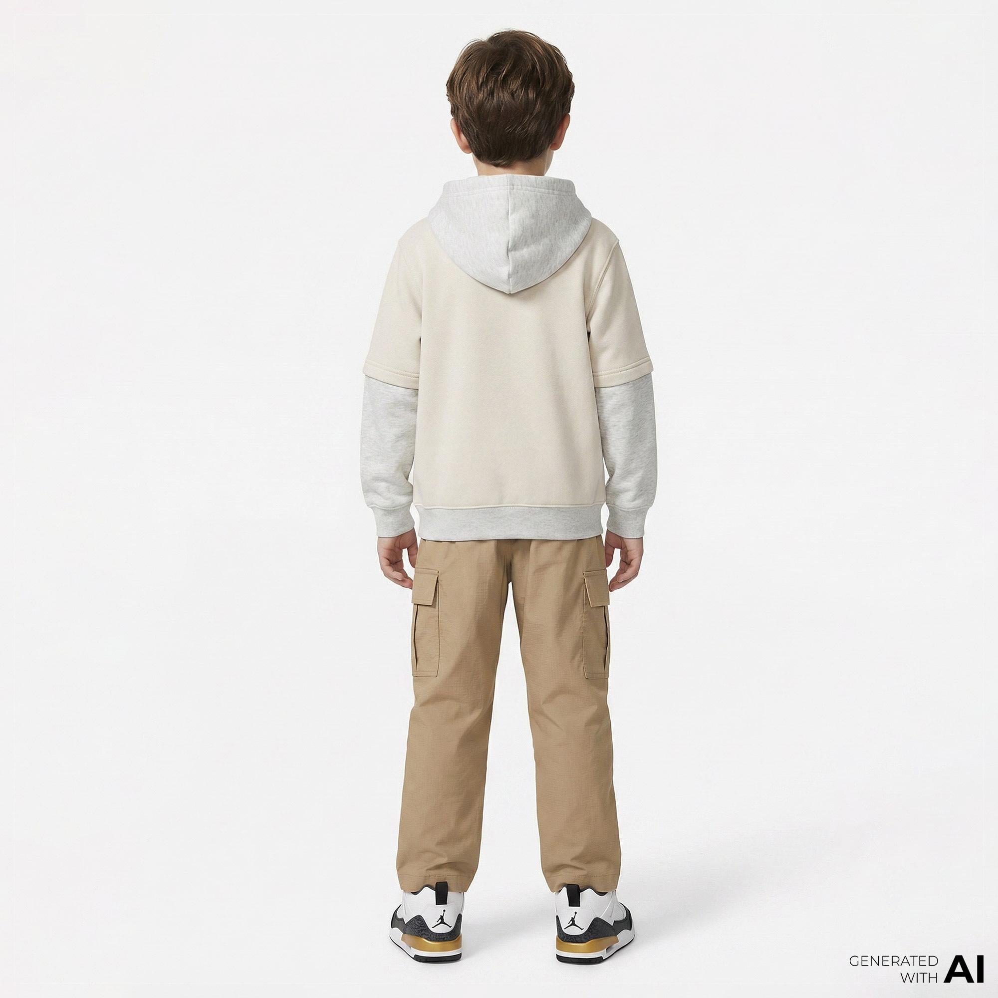 Jordan Future Flight Pullover Çocuk Siyah Sweatshirt