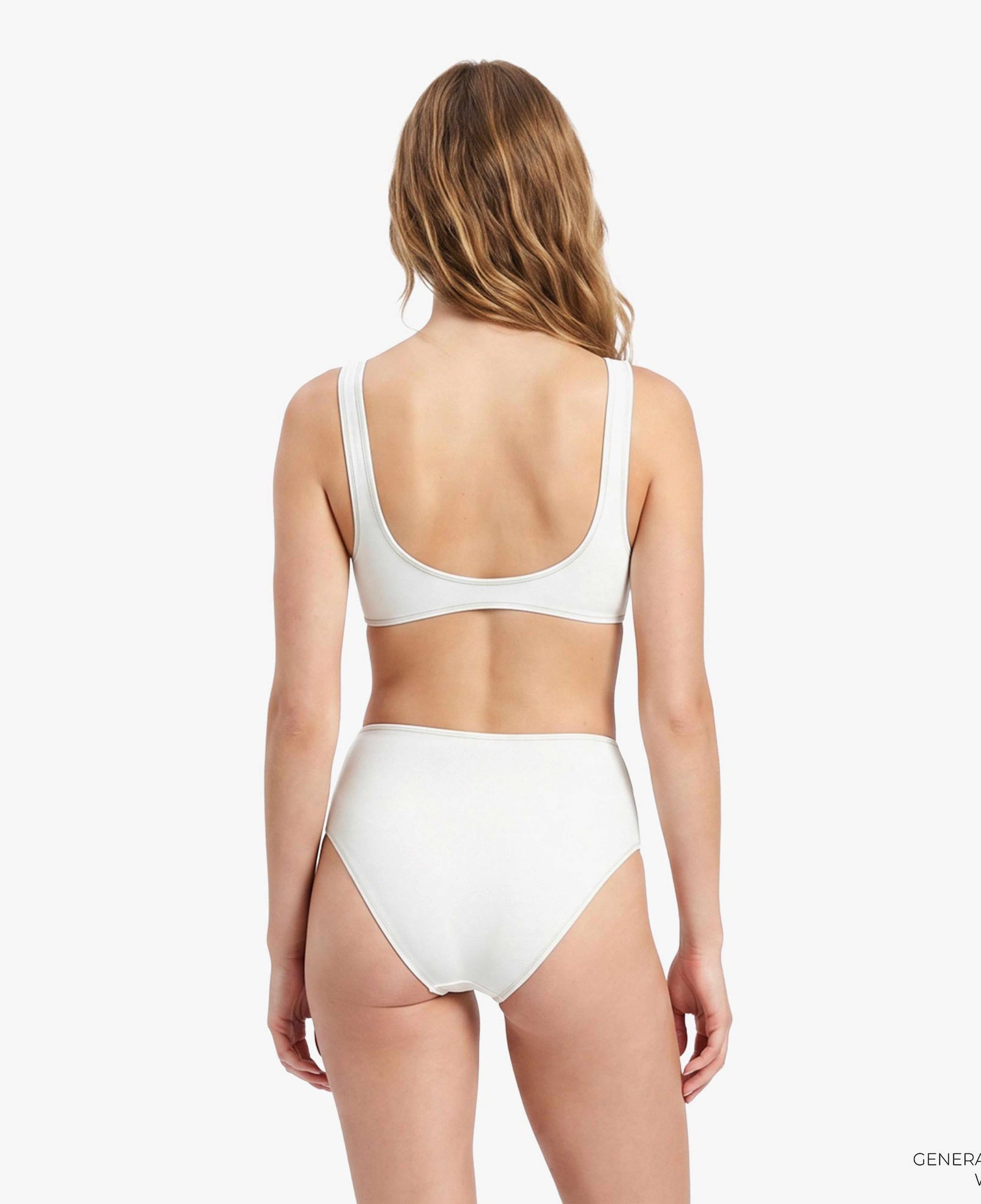 Calvin Klein Spor Sütyenilette Kadın Beyaz Bikini Üstü
