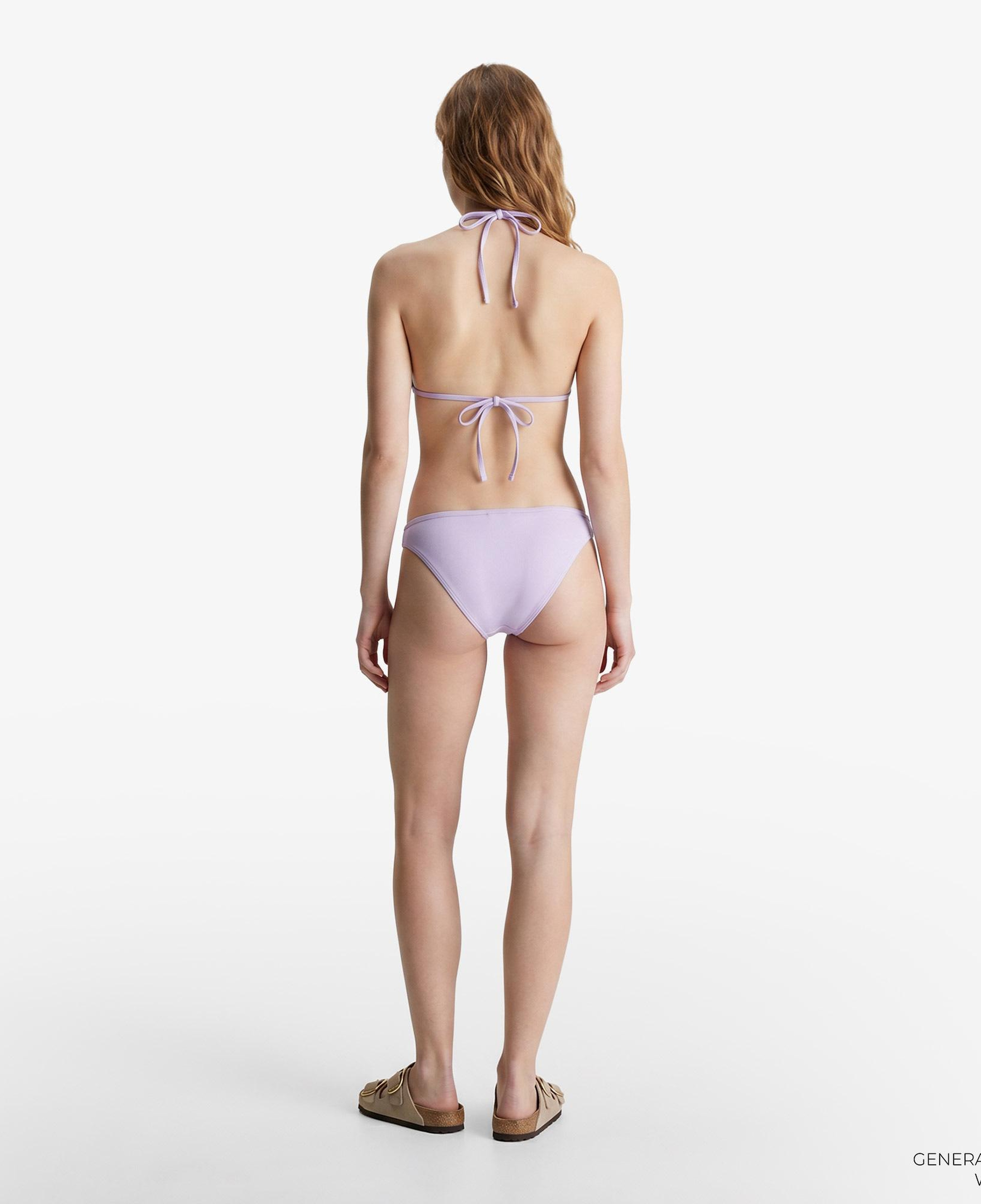 Calvin Klein Triangle Çocuk Mor Bikini Üstü