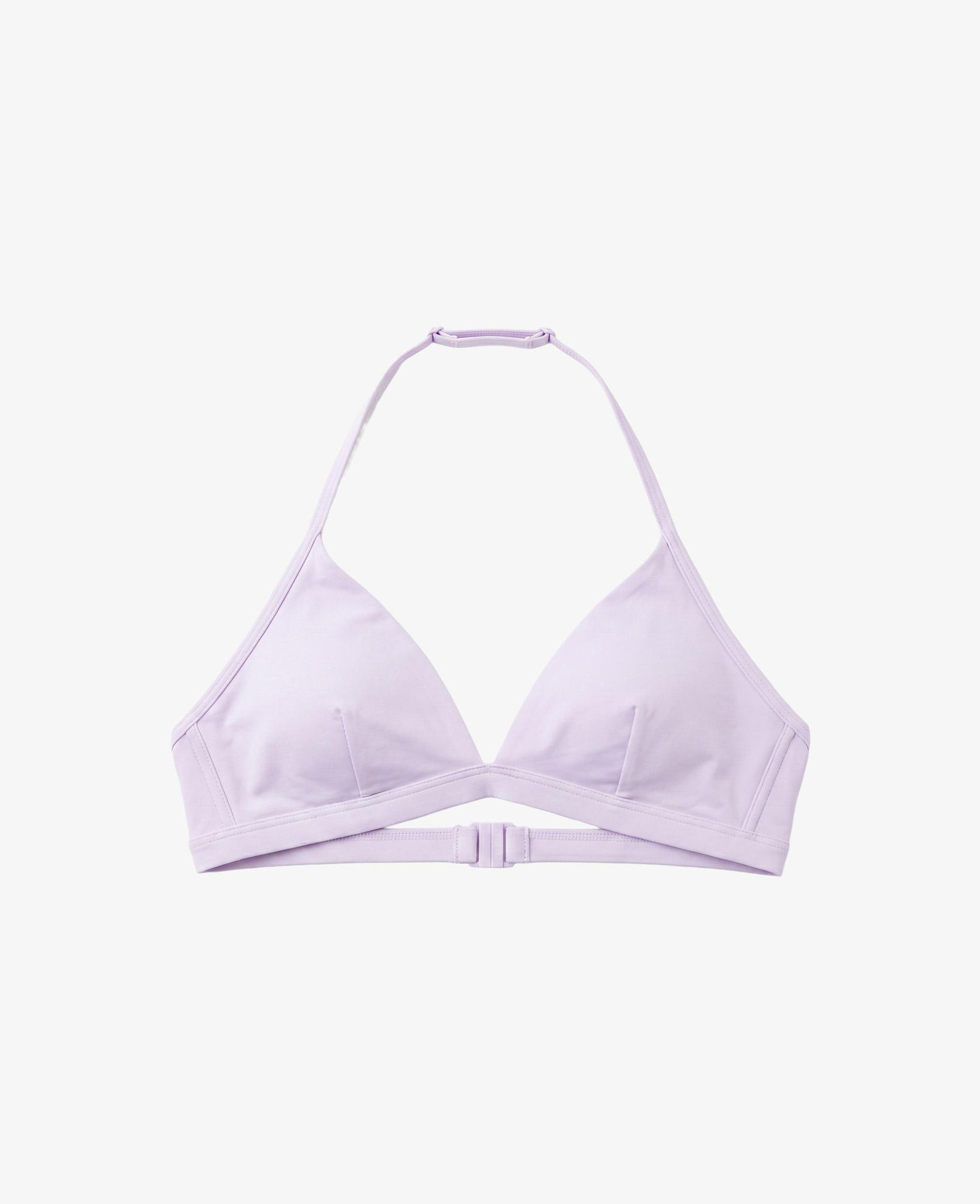 Calvin Klein Triangle Çocuk Mor Bikini Üstü