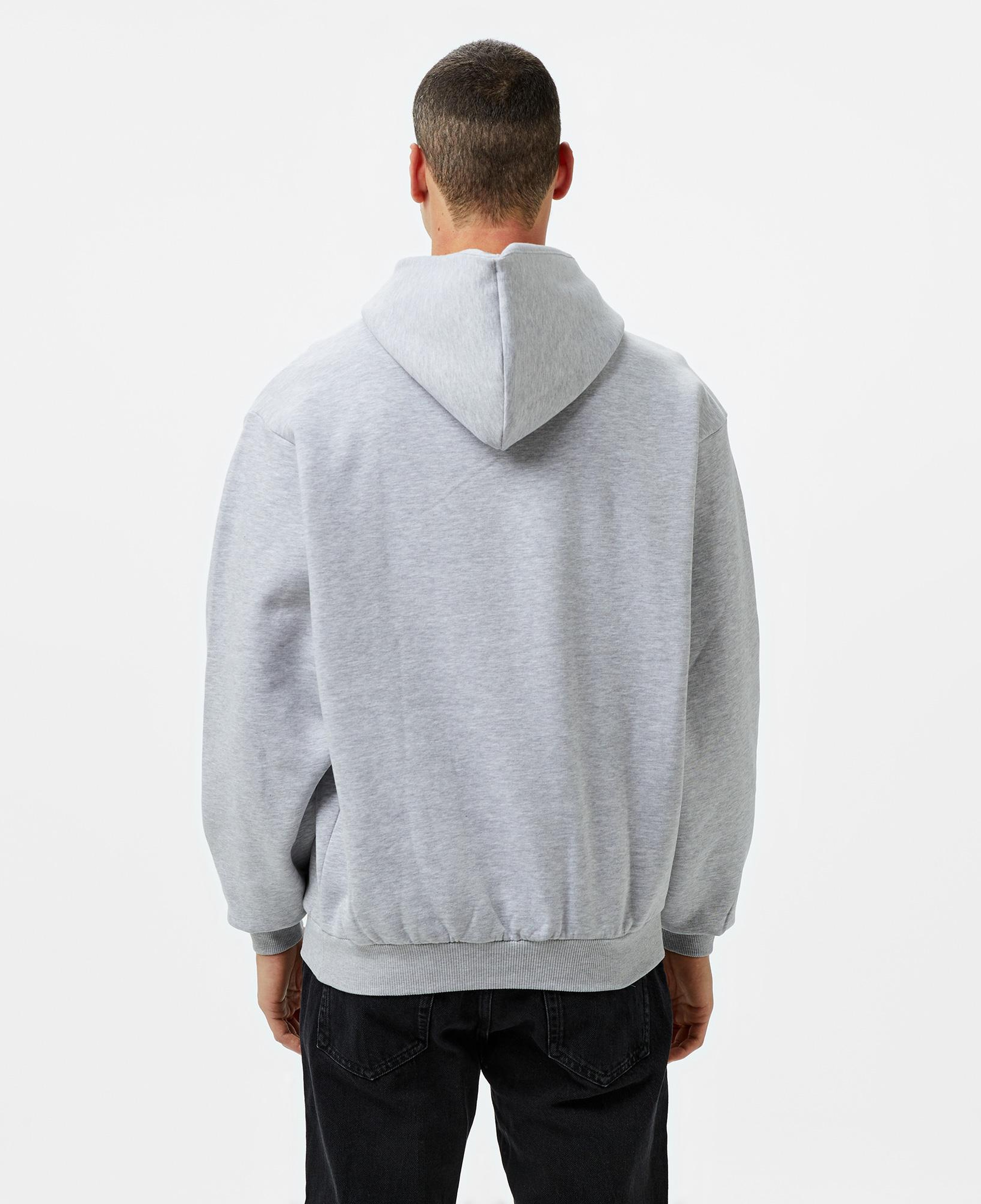 Karl Kani Og Eagle Print Os  Erkek Gri Hoodie