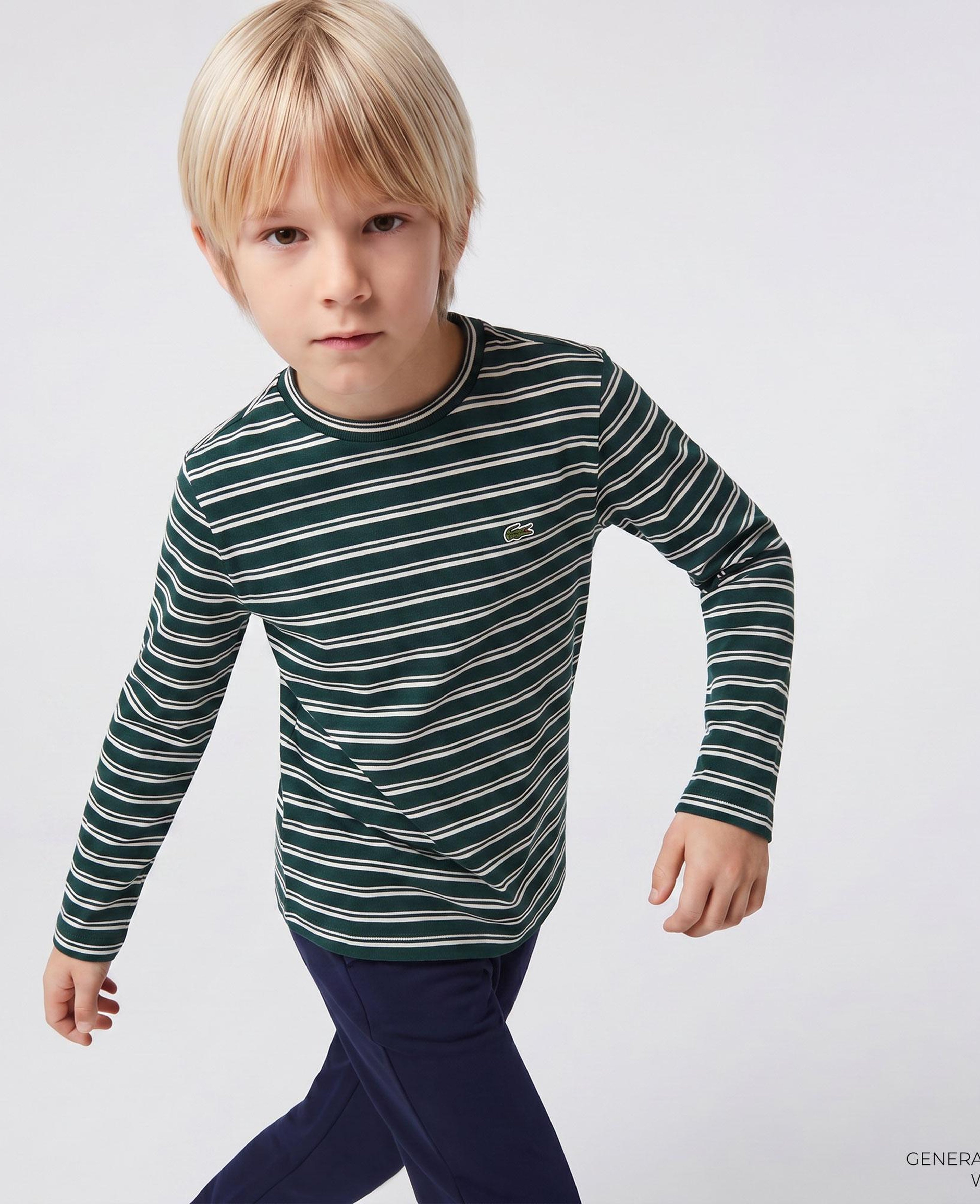 Lacoste Çocuk Bisiklet Yaka Yeşil T-shirt