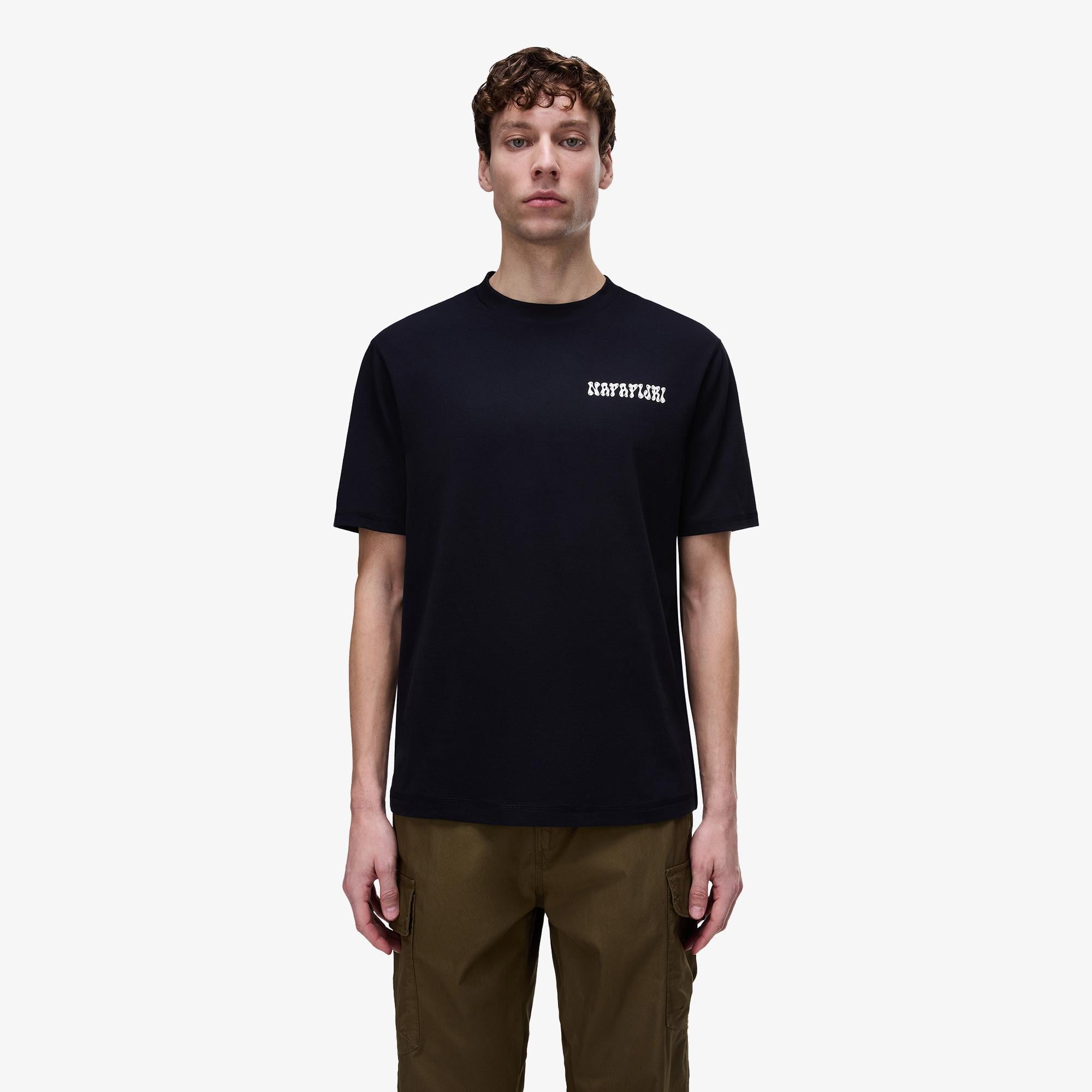 Napapijri S-Sol Erkek Siyah T-Shirt