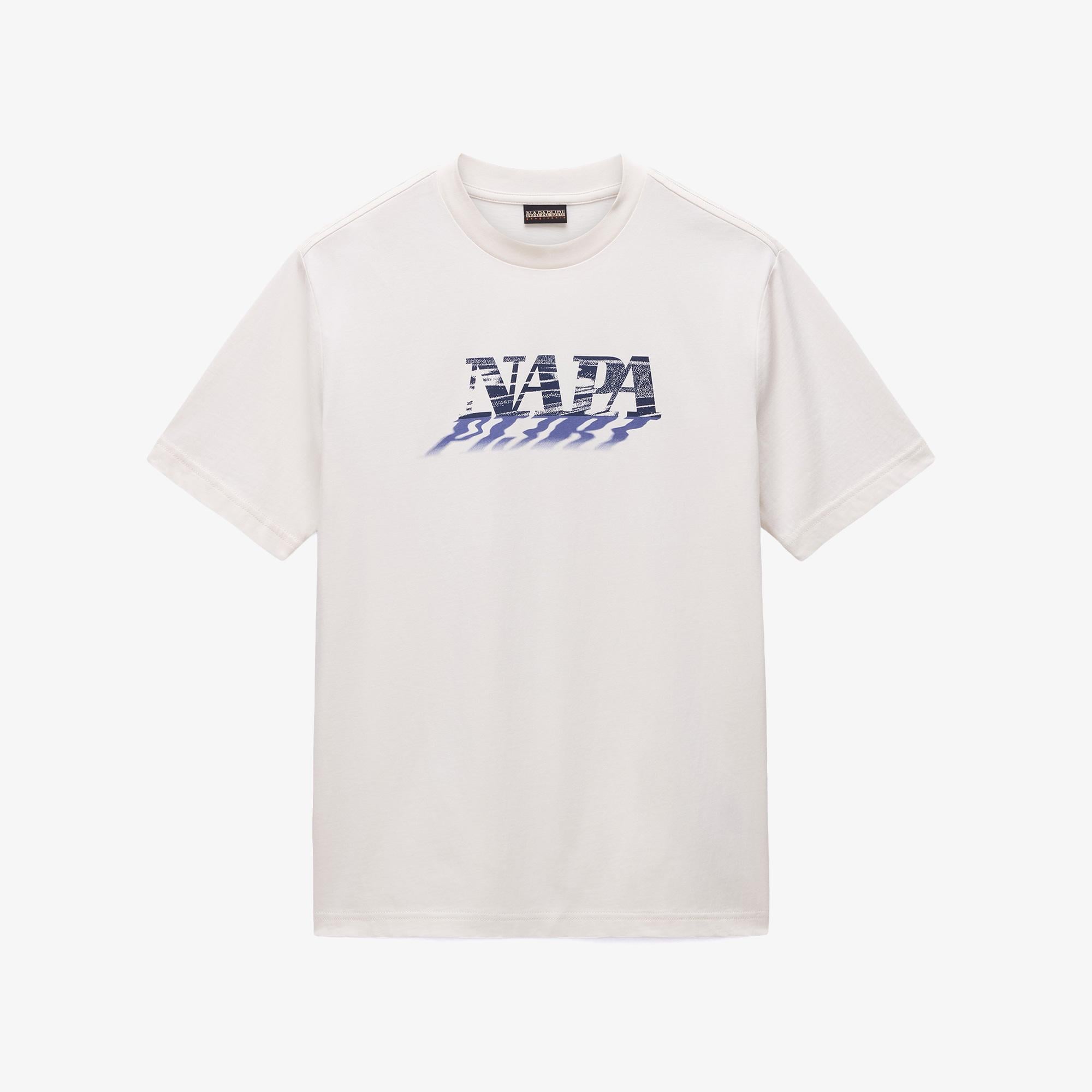 Napapijri S-Lodestar Erkek Beyaz T-Shirt