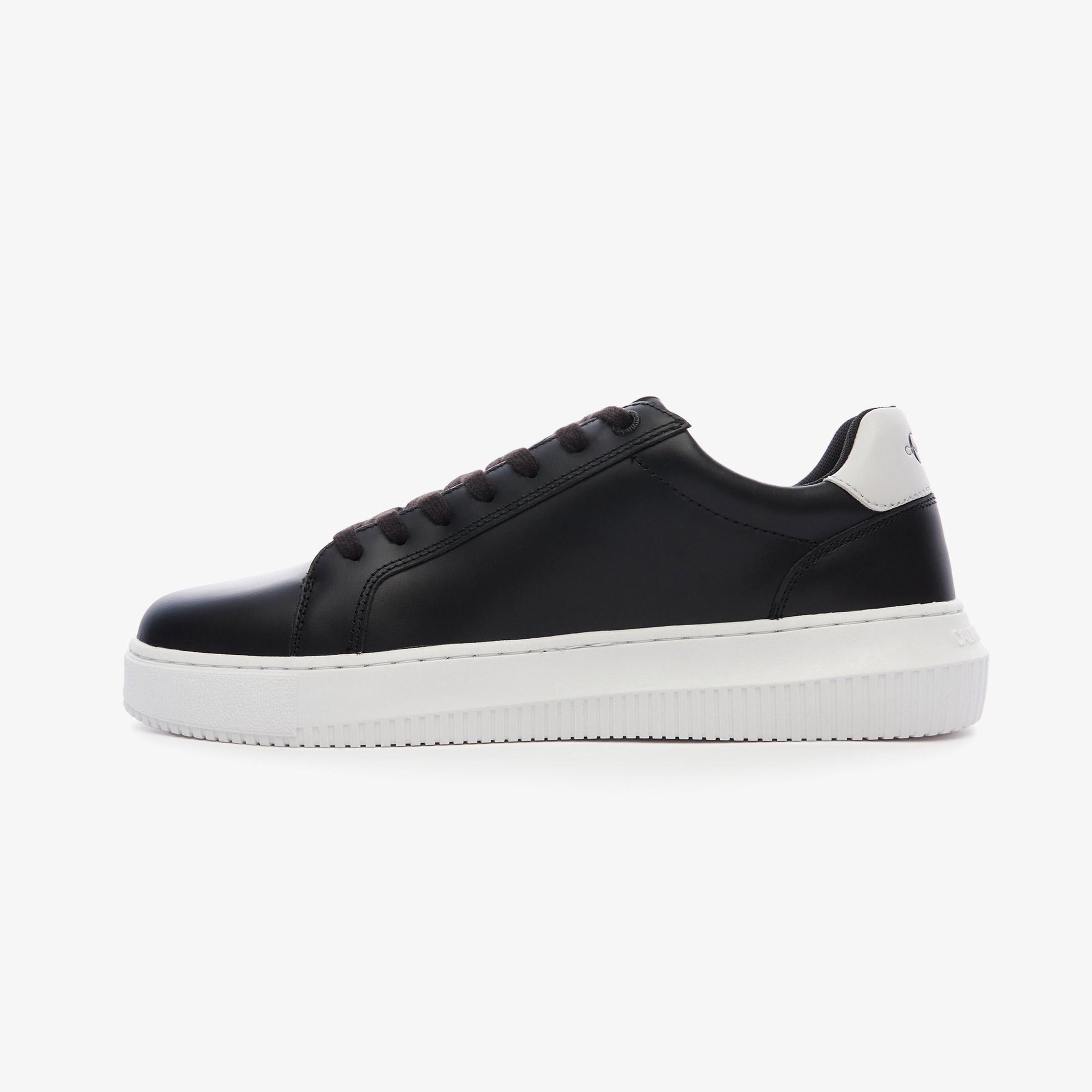 Calvin Klein Chunky Cupsole Mono Siyah Erkek Spor Ayakkabı