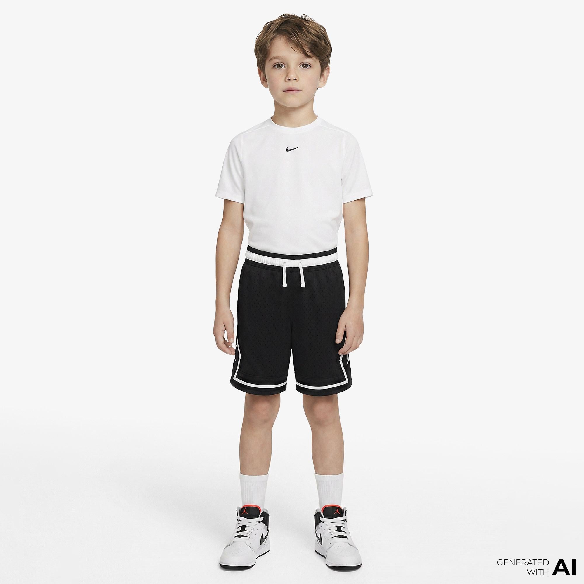 Jordan Jdb MJ Sport Diamond Short Çocuk Siyah Dri-Fit Şort