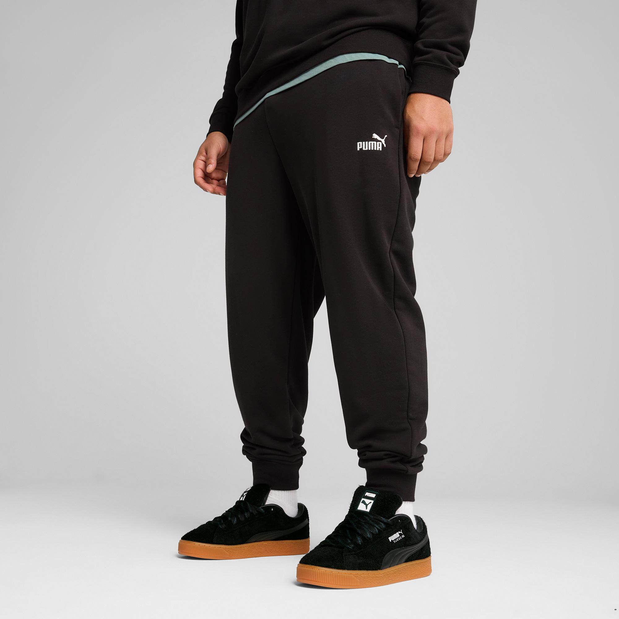Puma No. 1 Logo Erkek Siyah Eşofman Altı