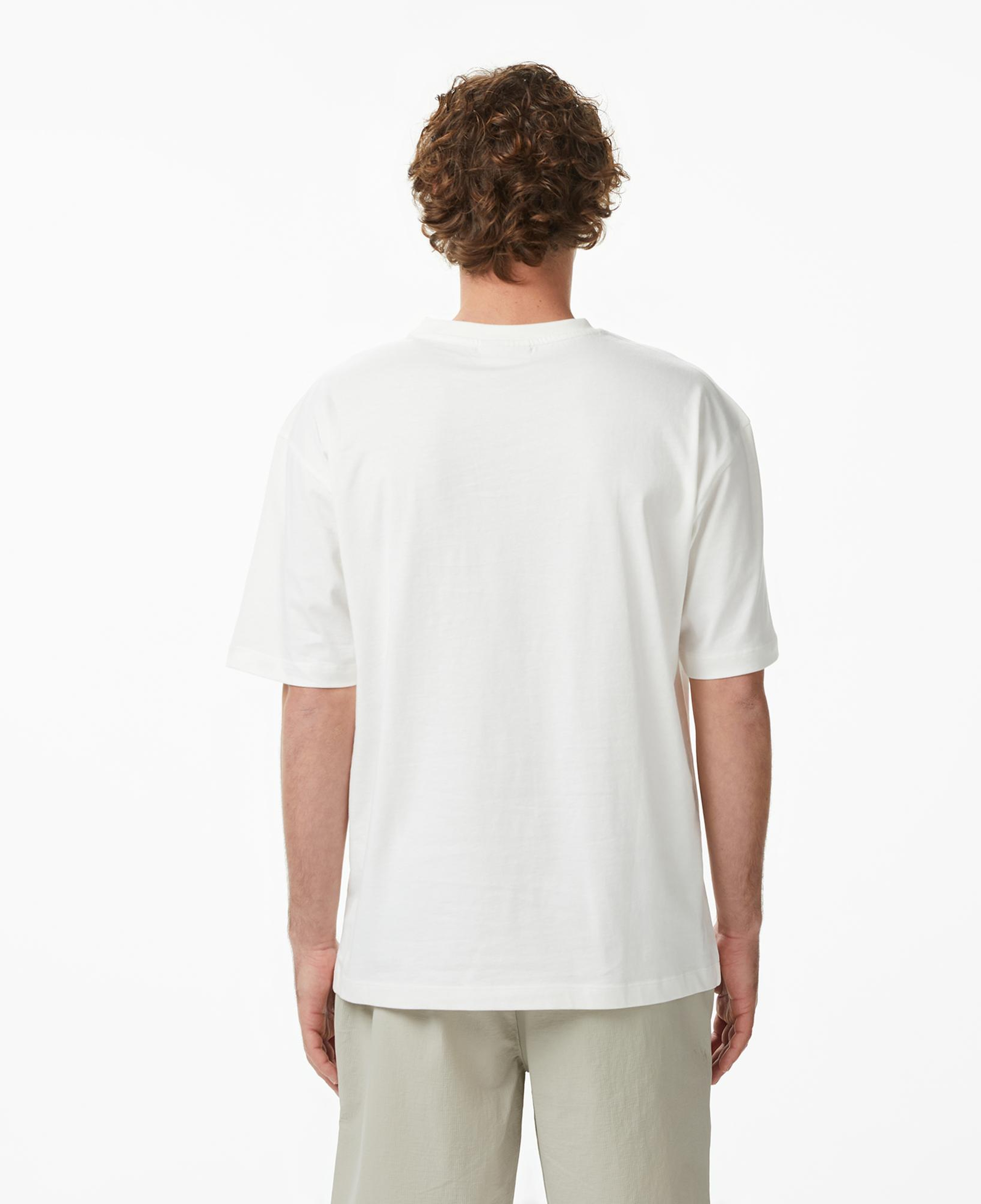 UNITED4 Regular Fit Erkek Bej T-Shirt