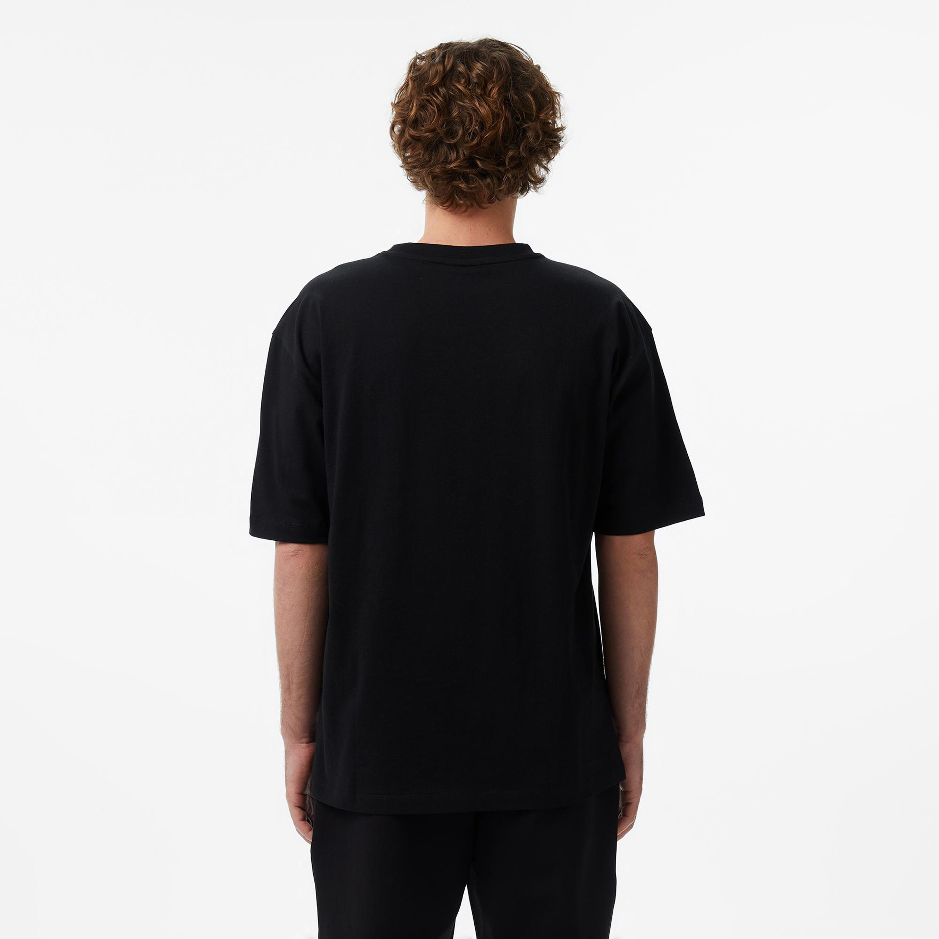 UNITED4 Regular Fit Erkek Siyah T-Shirt